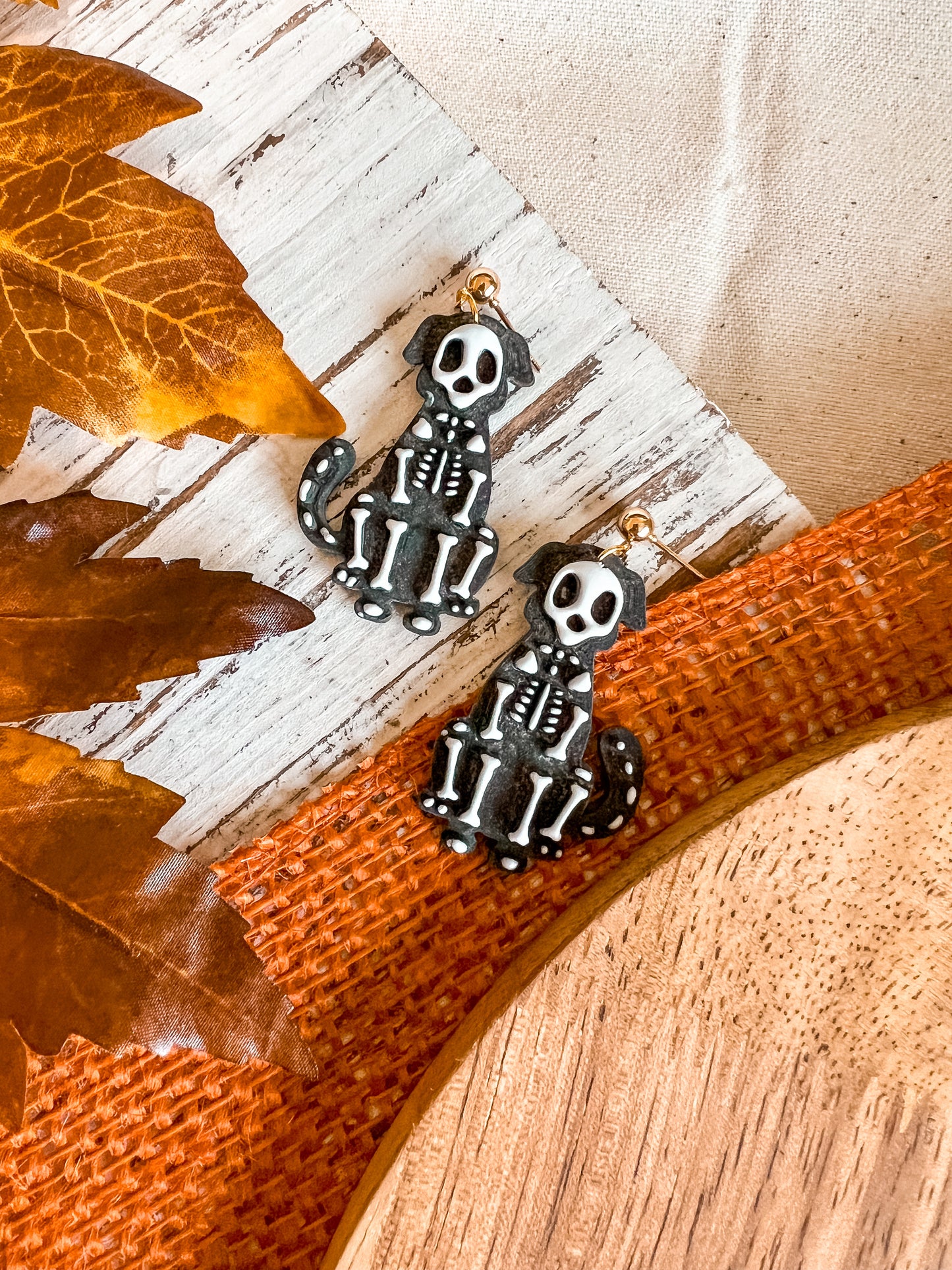 Skelly Pup Dangles