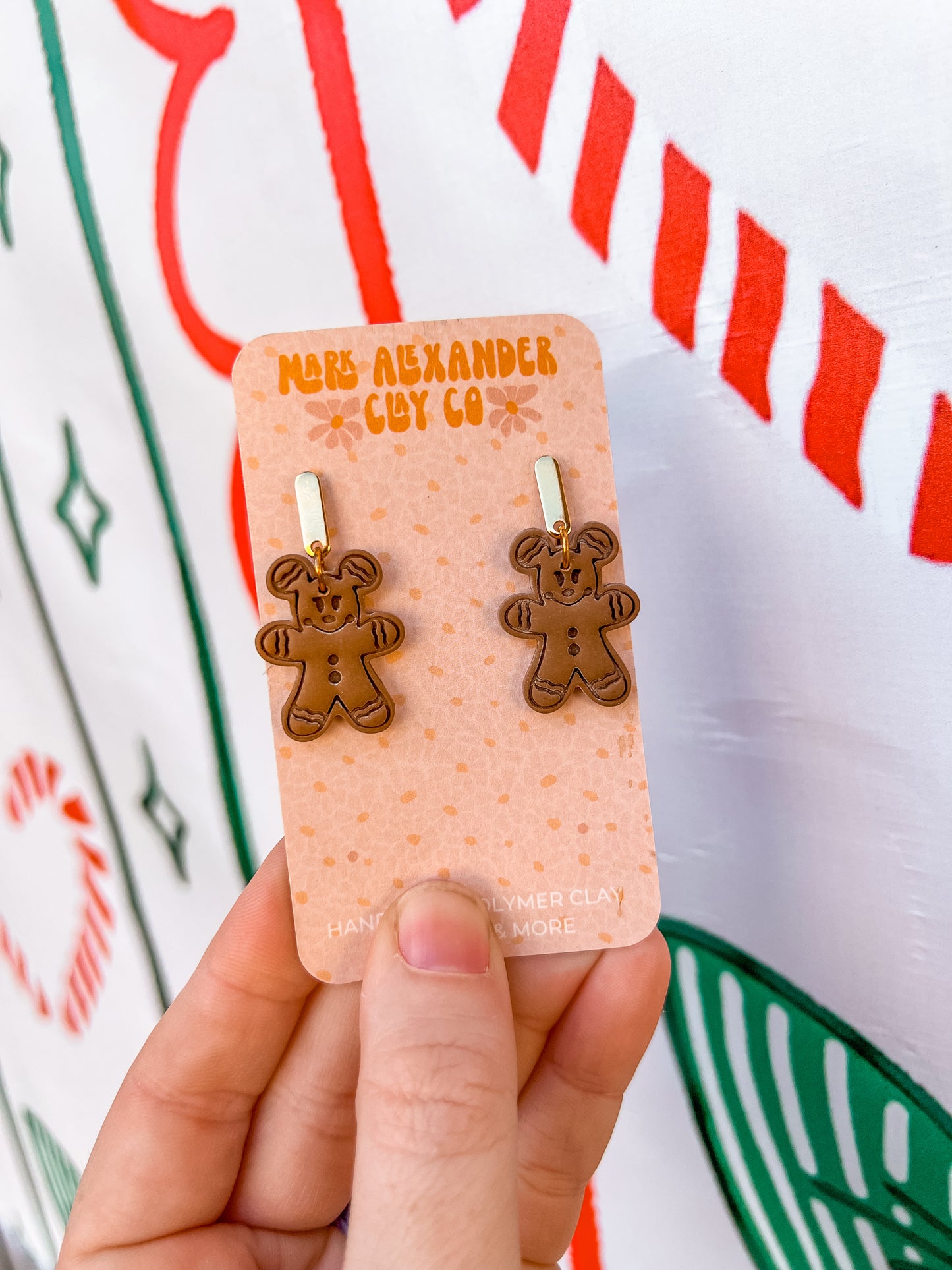 Mousey Ginger Bread Dangles