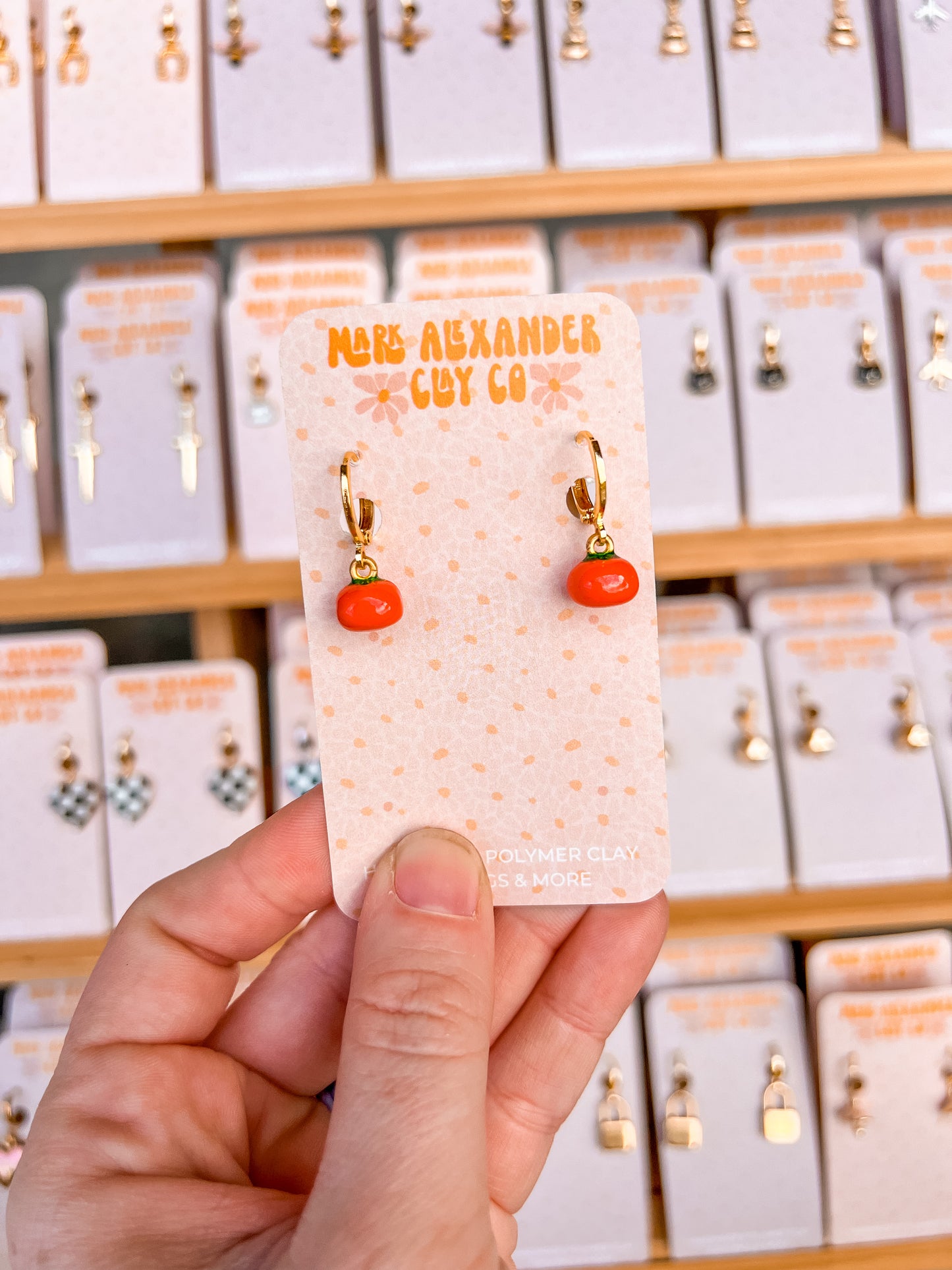 Gold Plated Tomato Huggies