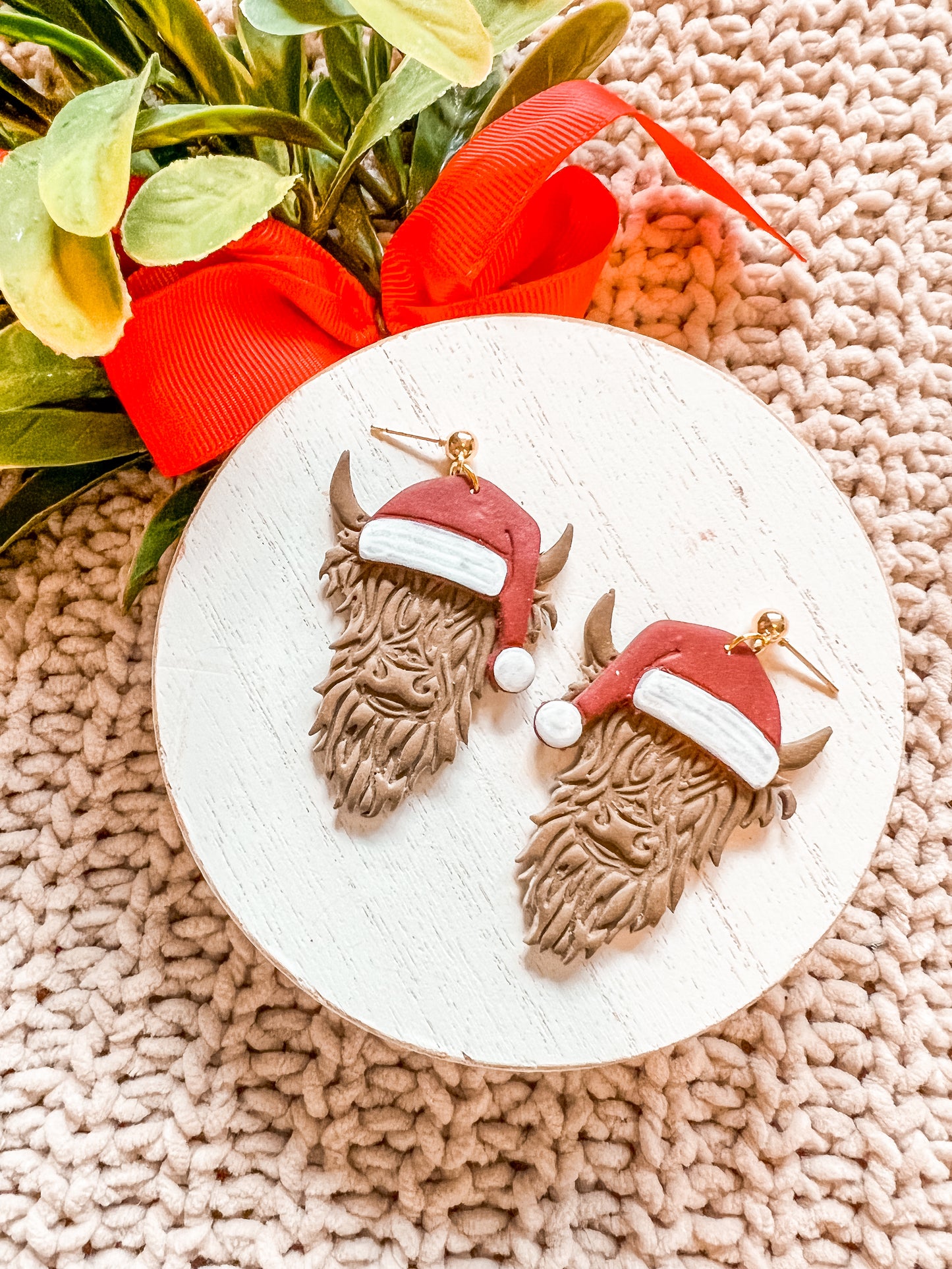 Christmas Cow Dangles