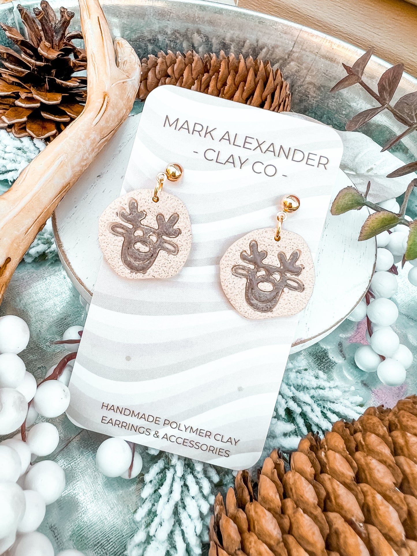 Reindeer Sugar Cookie Dangles
