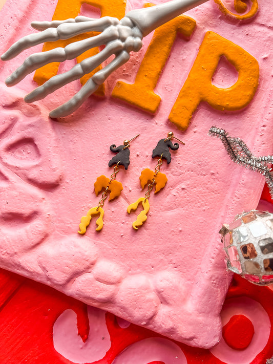 Spooky Sisters Dangles