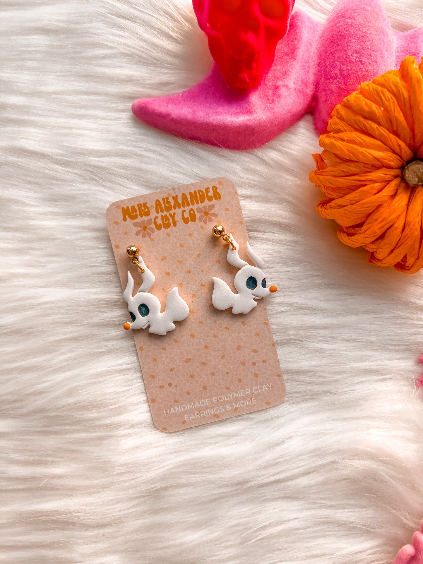 Ghost Puppy Dangles