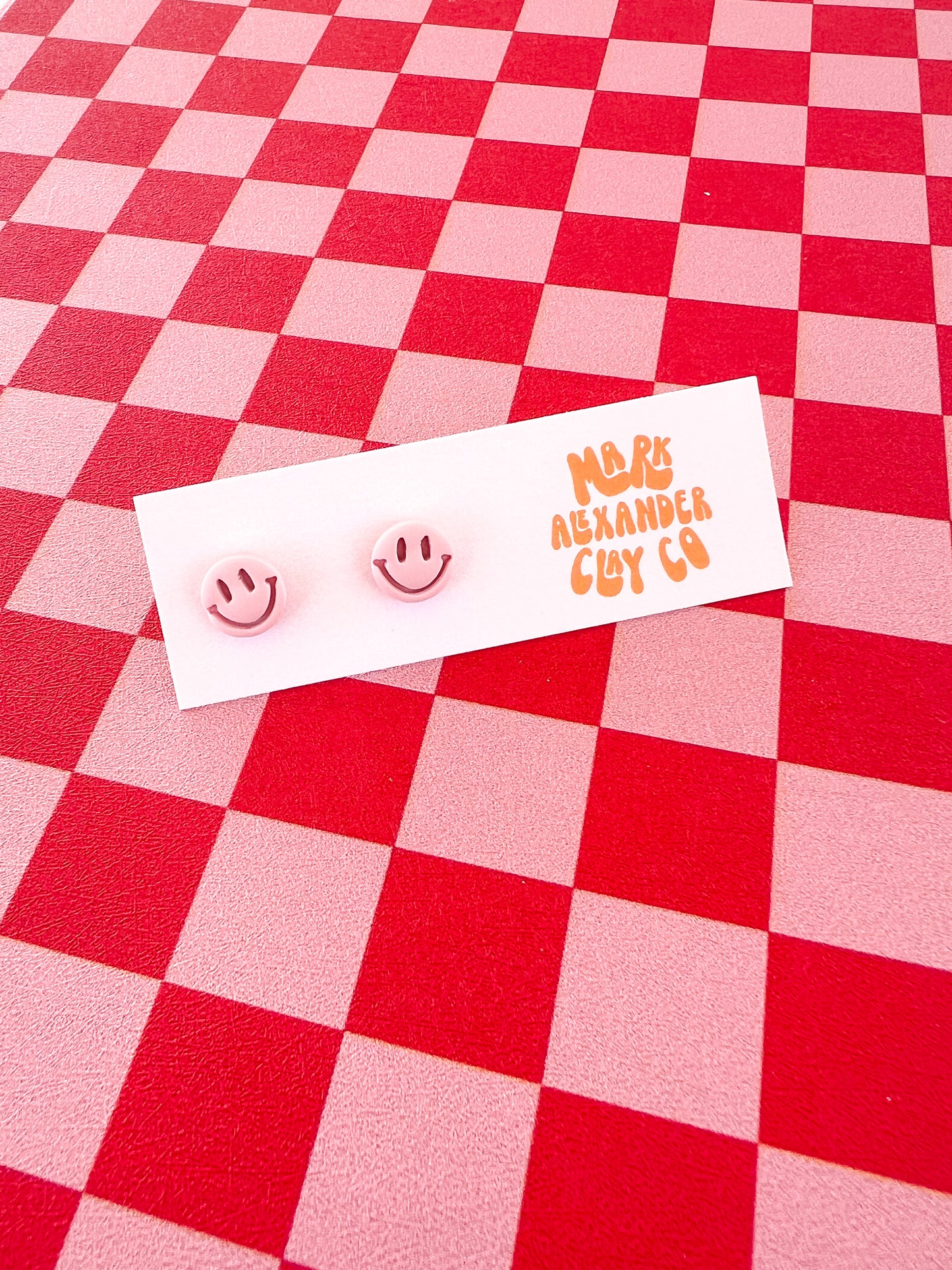 Happy Face Studs