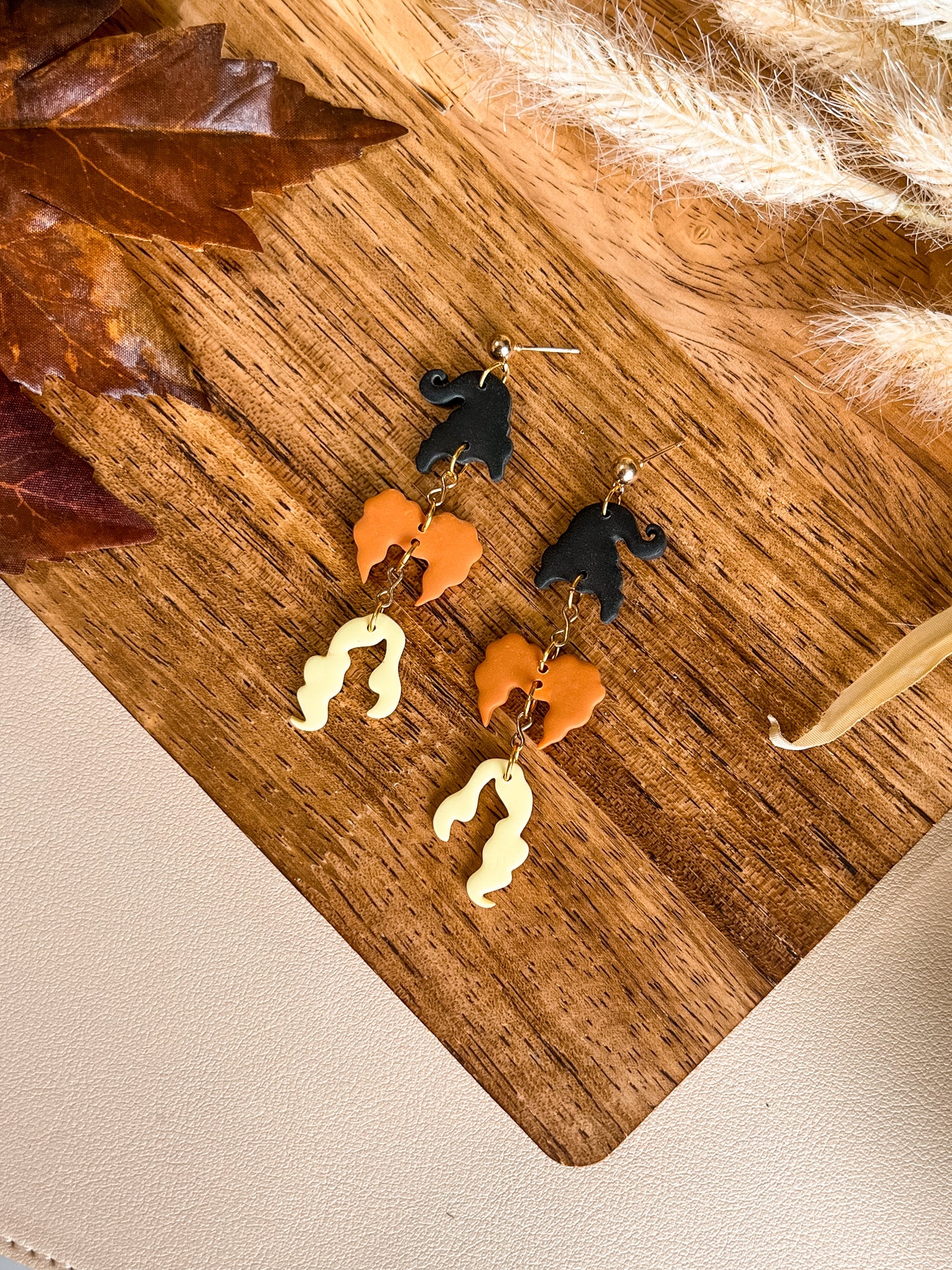 Spooky Sisters Dangles