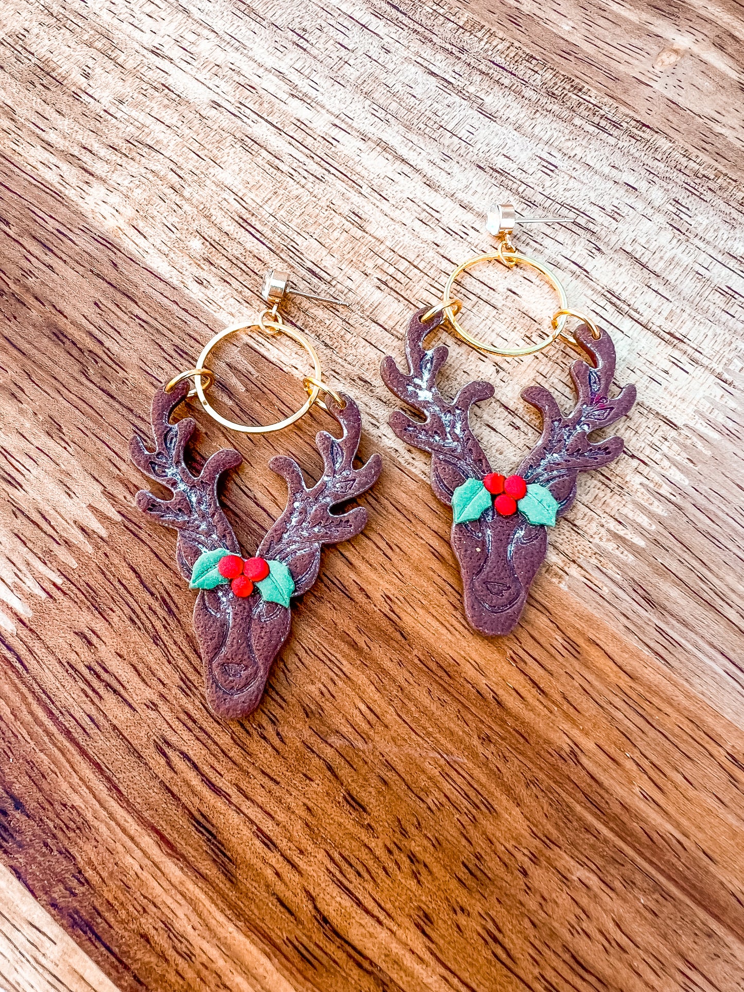 Folk Reindeer Dangles
