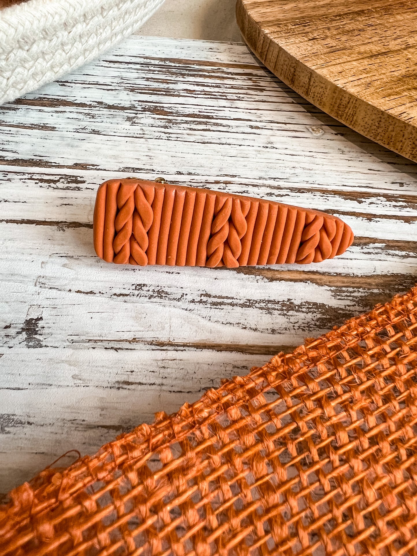 Braided Barrette Hair Clip