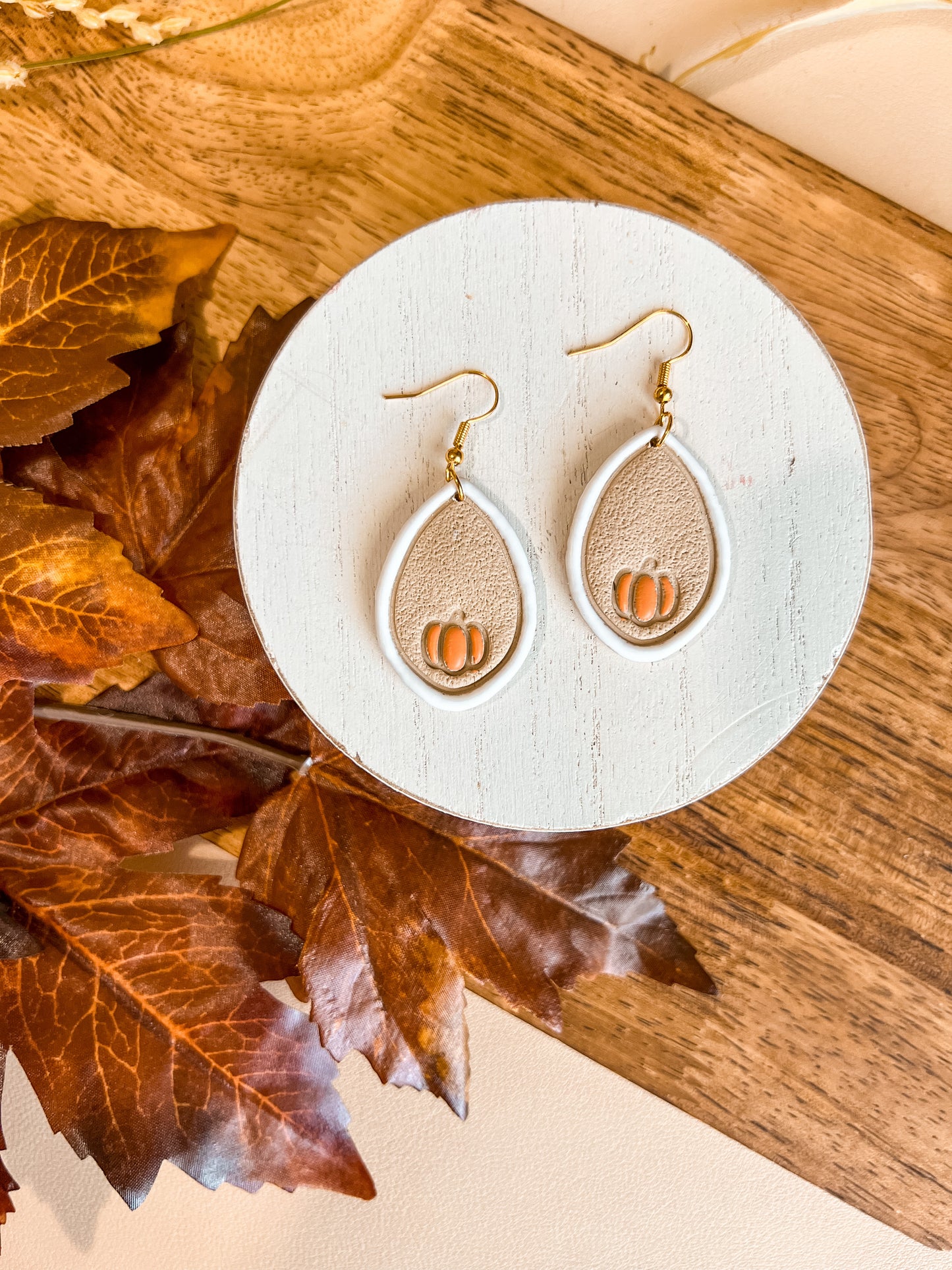 Pumpkin Drop Dangles