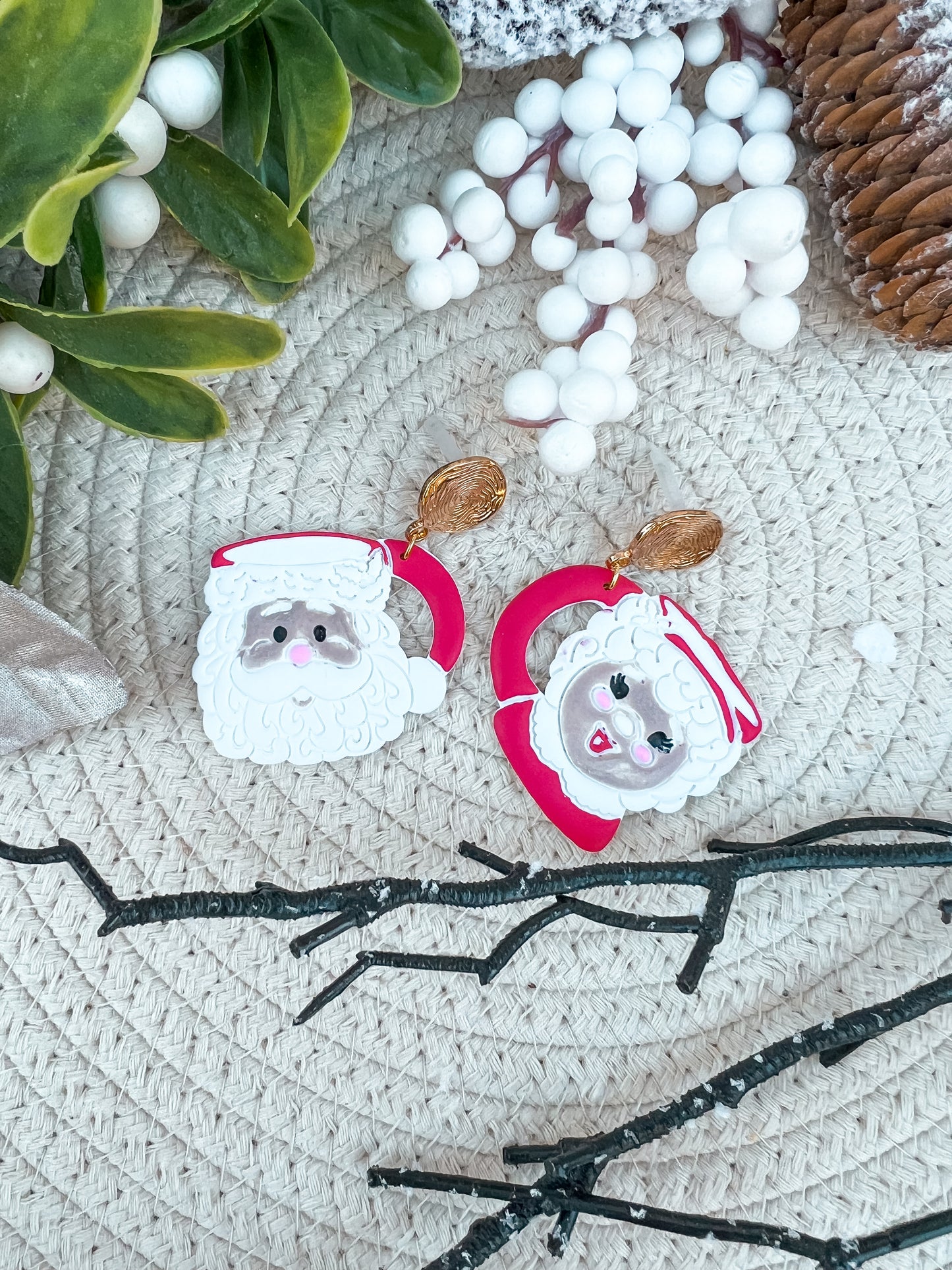 Mr. & Mrs. Claus Mug Dangles