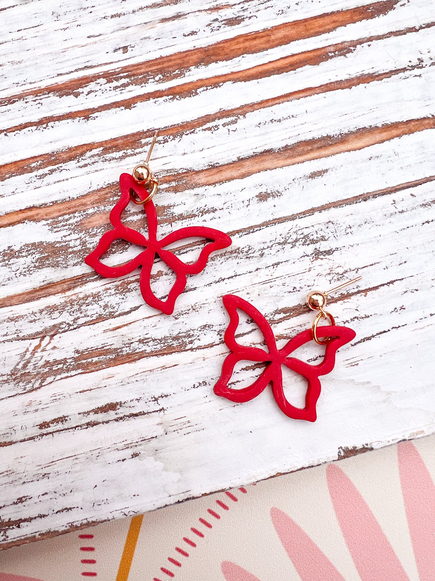Hollow Butterfly Dangles