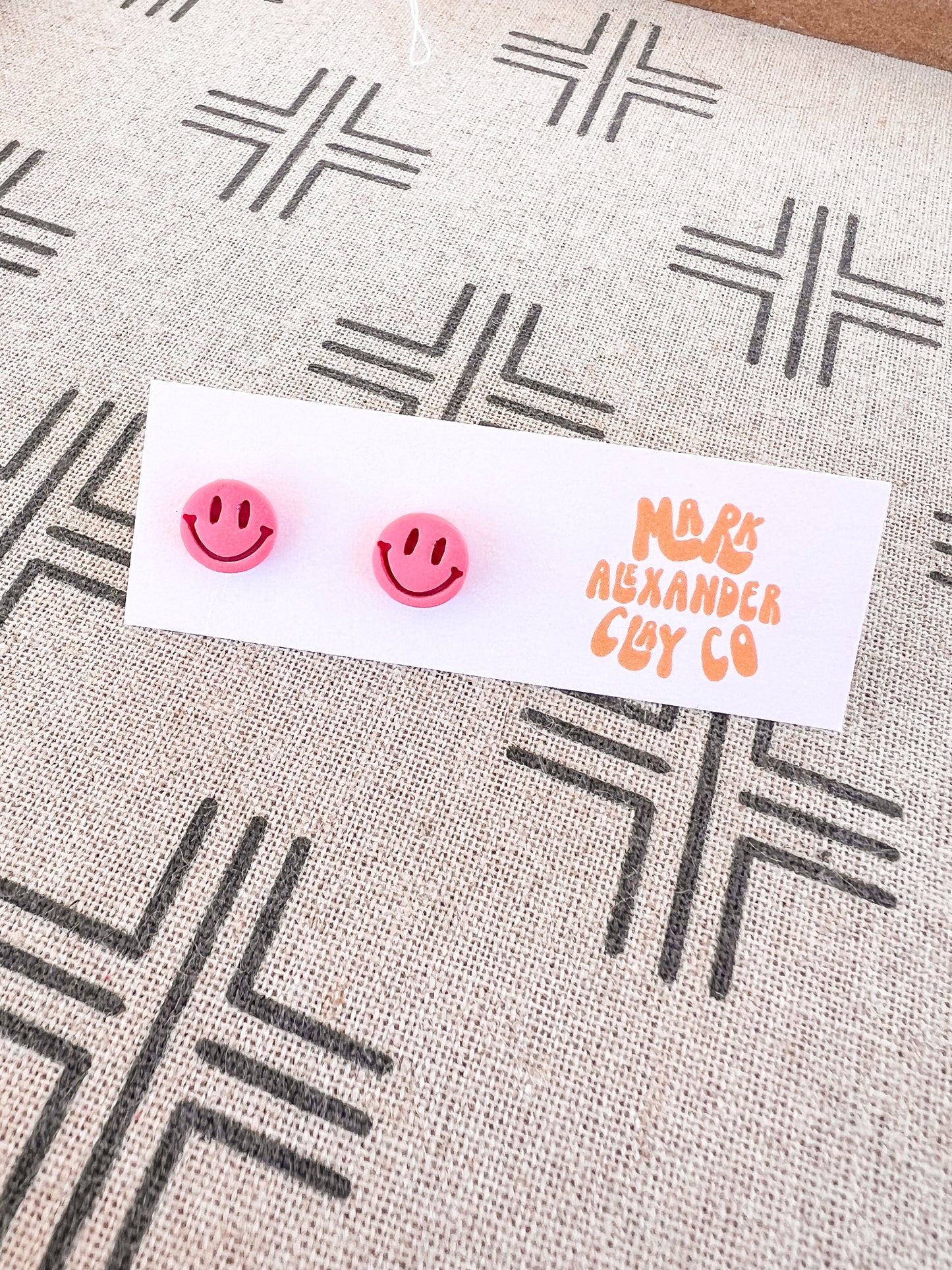 Happy Face Studs