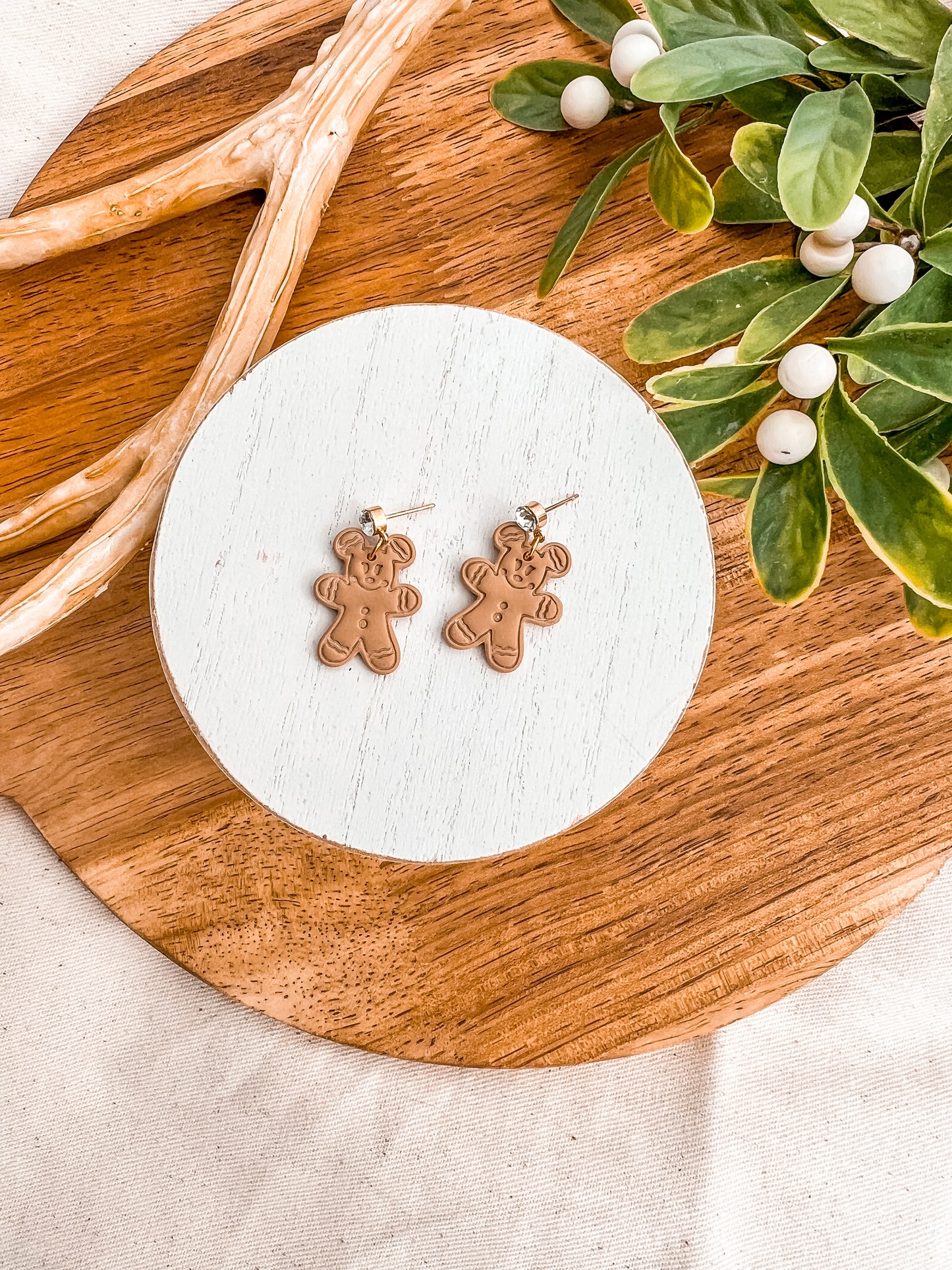 Mousey Gingerbread Dangles