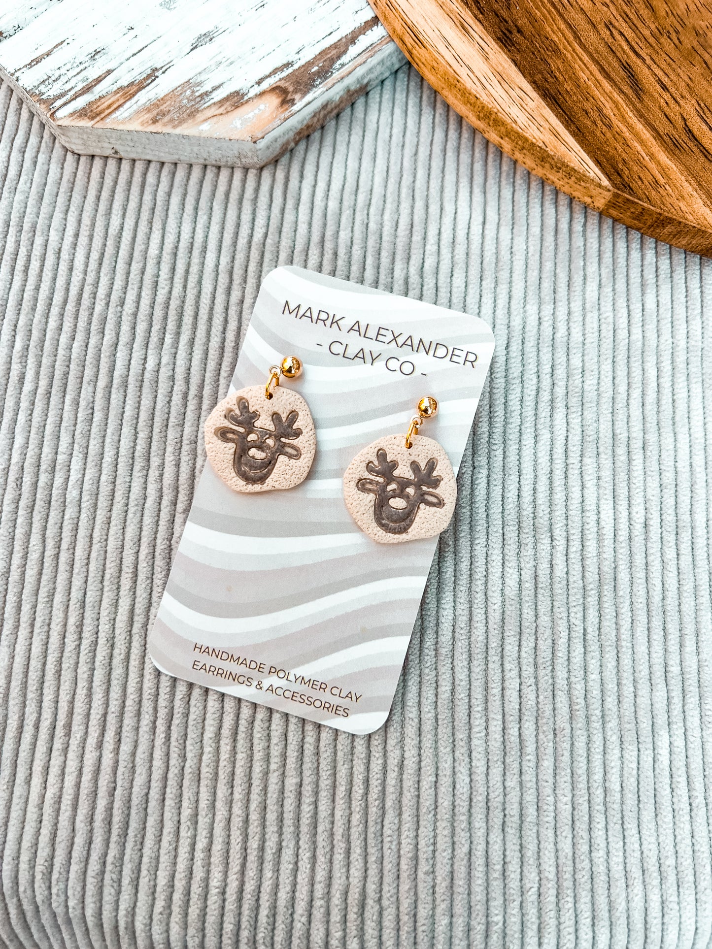 Reindeer Sugar Cookie Dangles