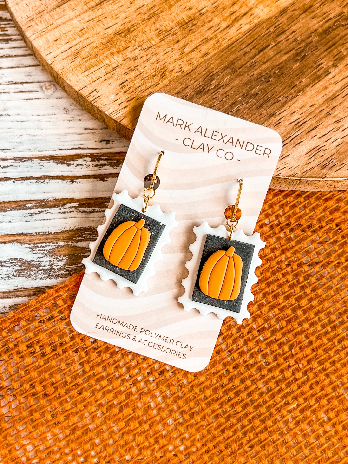 Pumpkin Stamp Huggies
