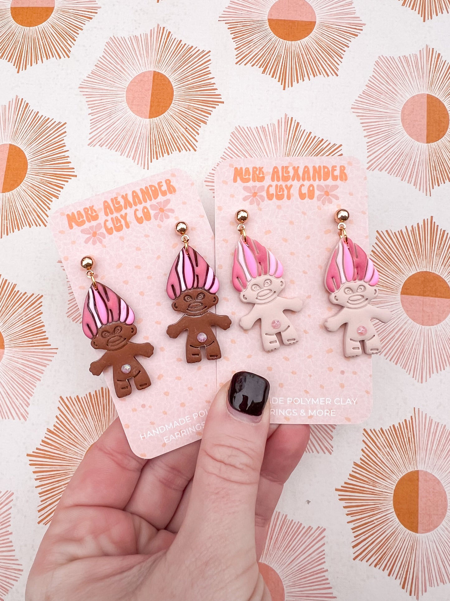 Valentine Troll Dangles