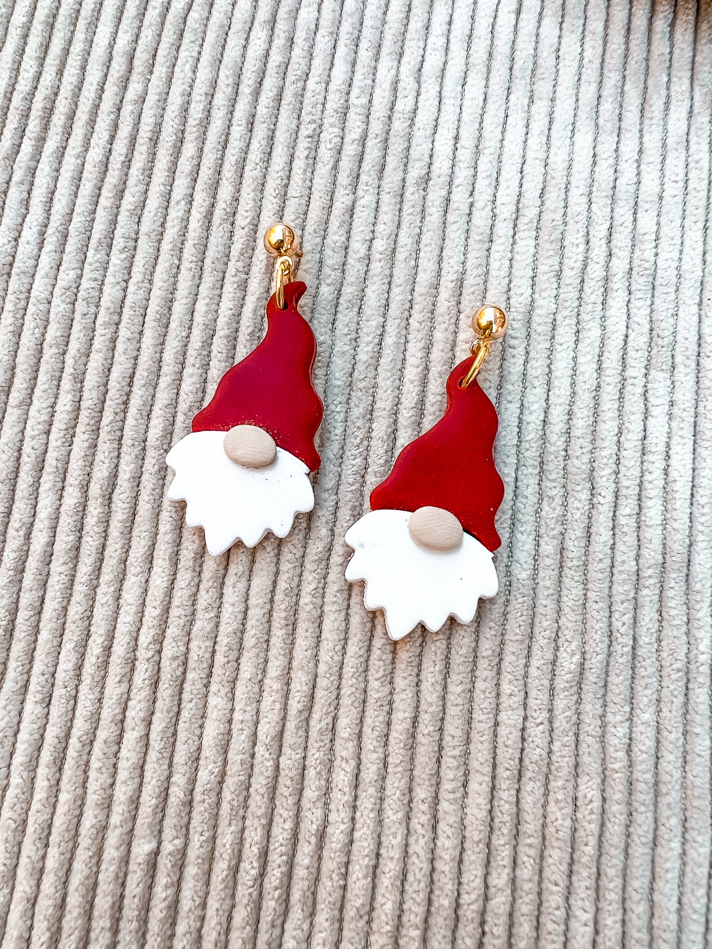 Red Gnome Dangles