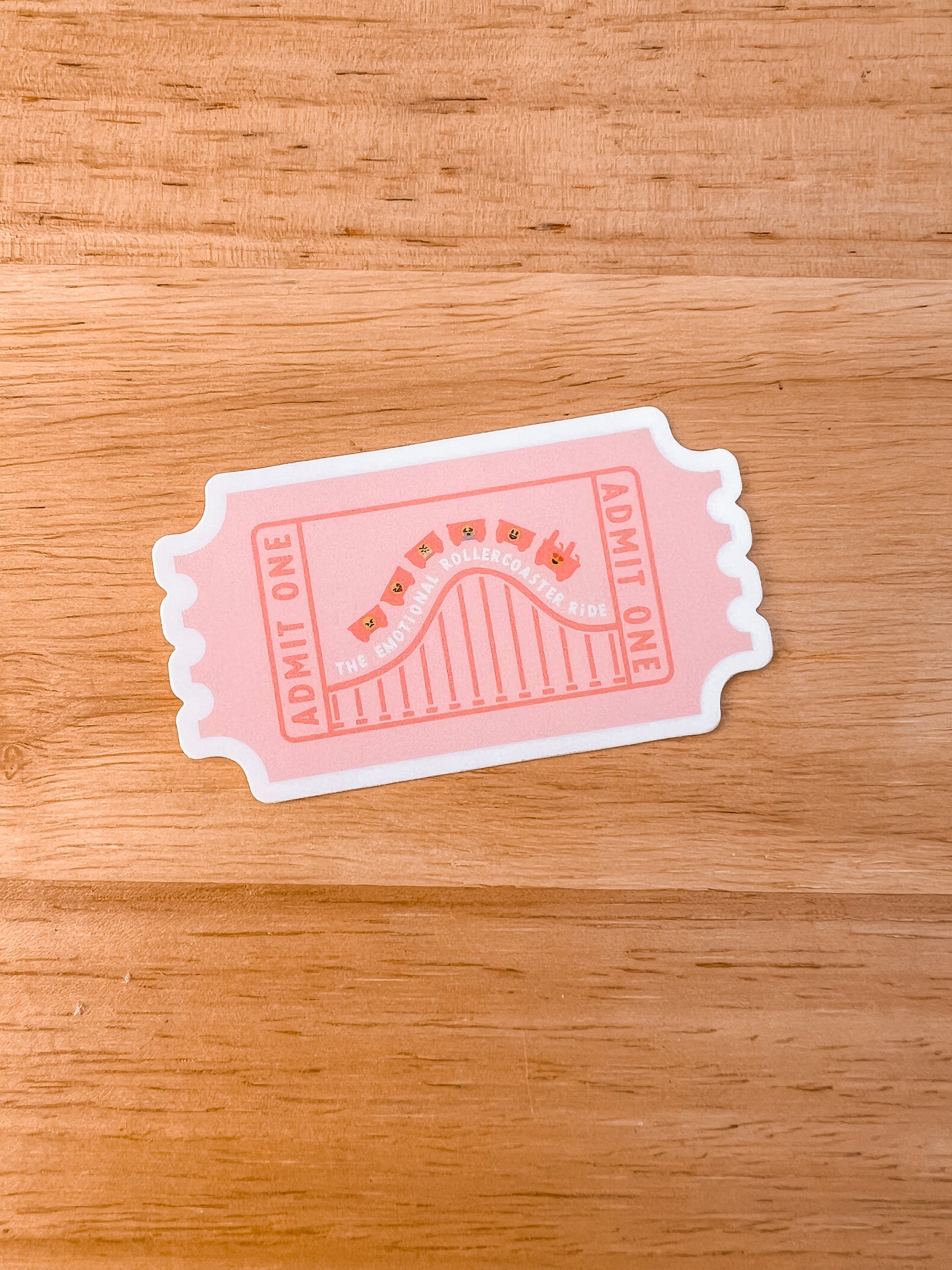 Emotional Rollercoaster Sticker