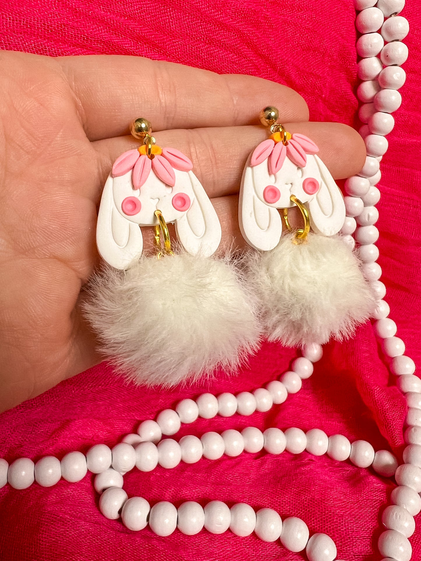 Fuzzy Bunny Dangles