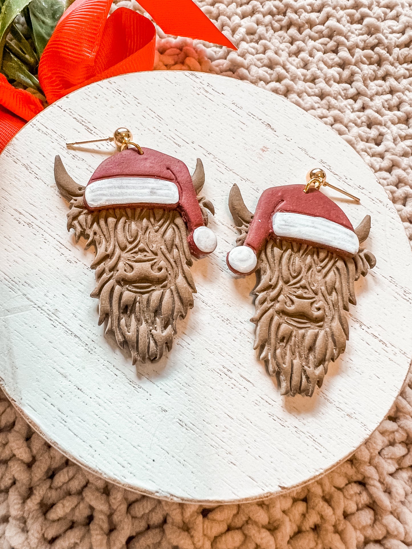 Christmas Cow Dangles