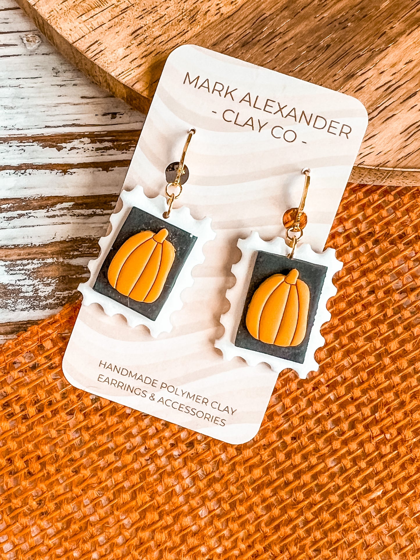 Pumpkin Stamp Huggies