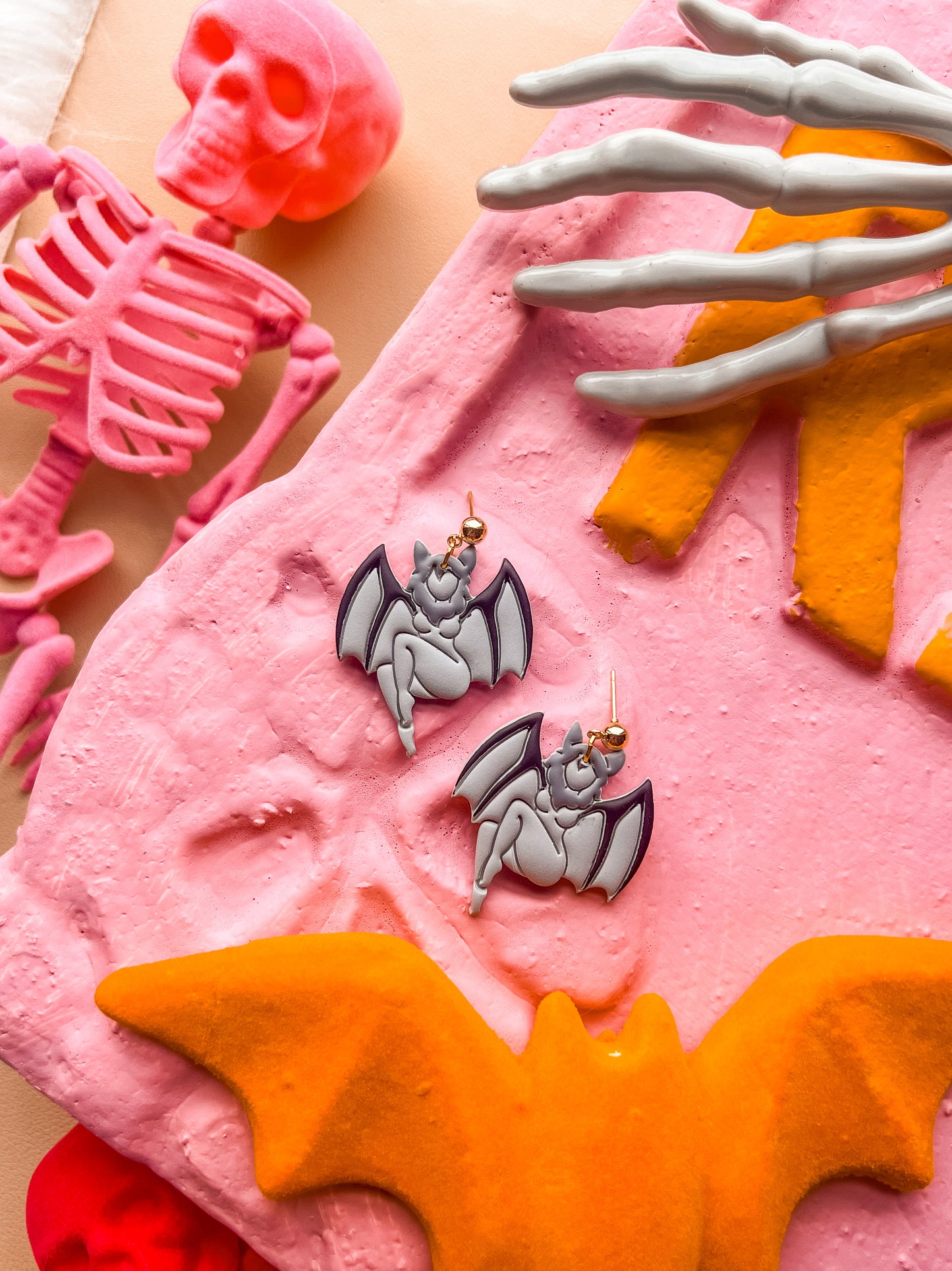 Bat Woman Dangles