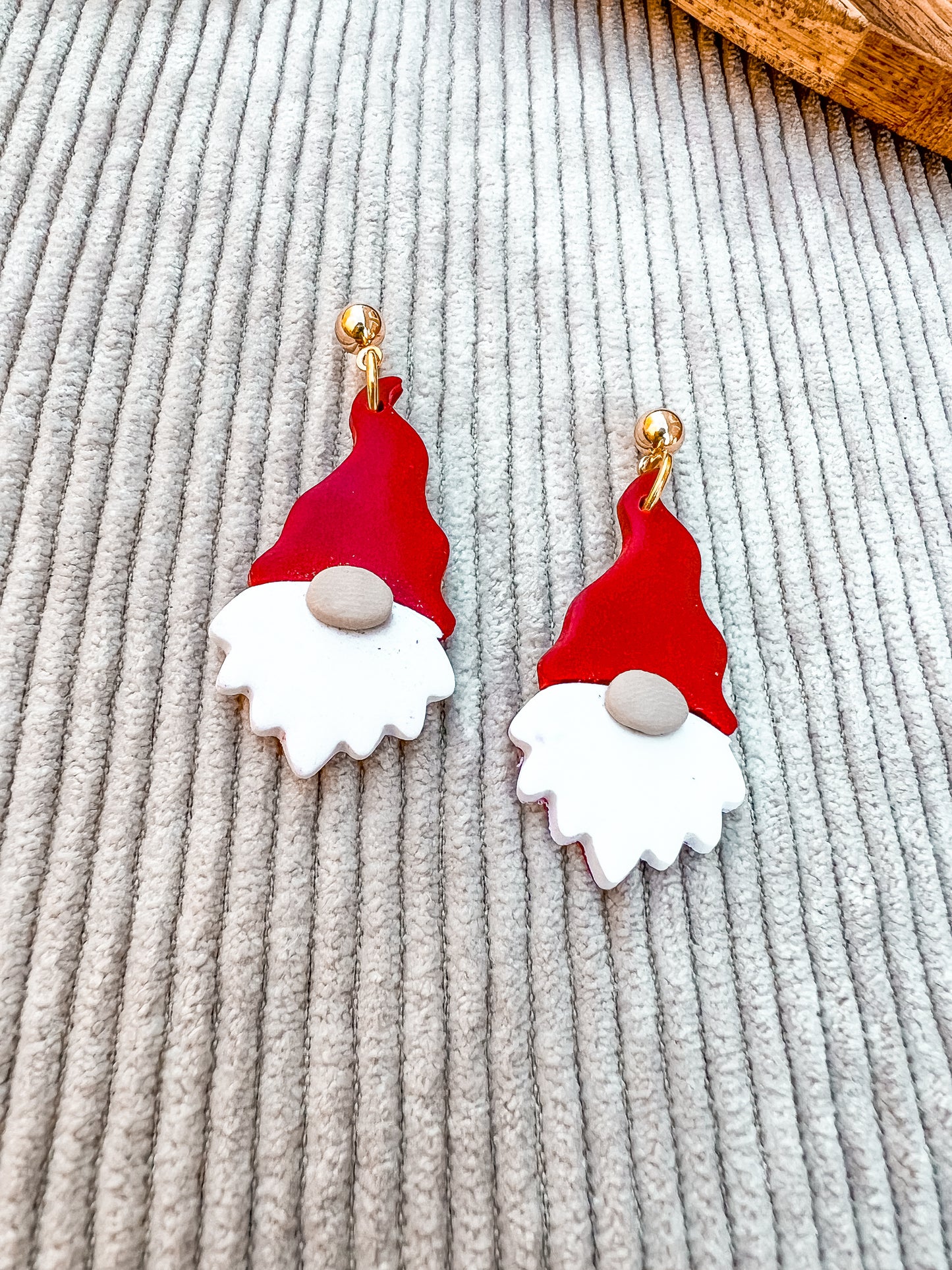 Red Gnome Dangles
