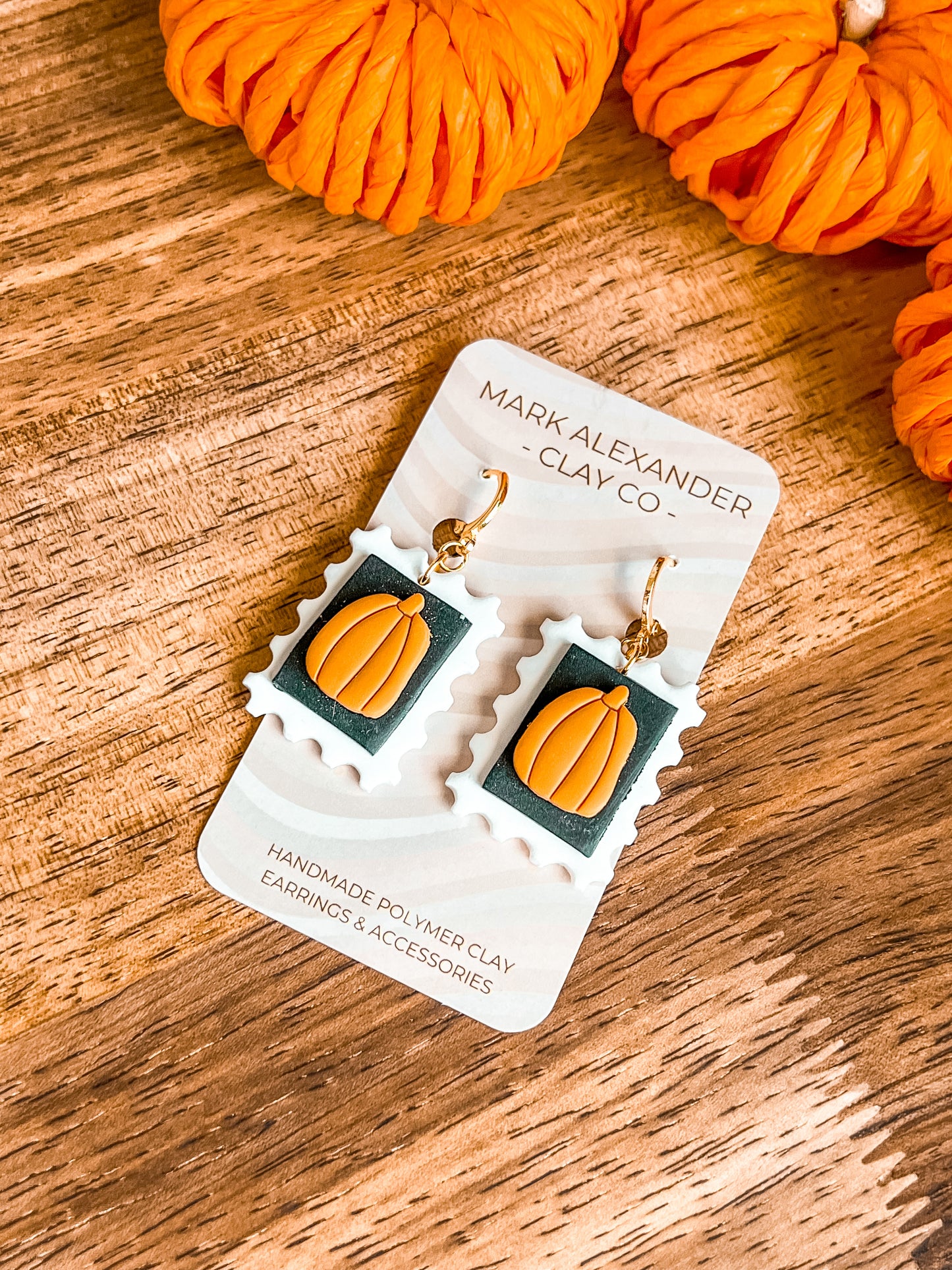 Pumpkin Stamp Huggies