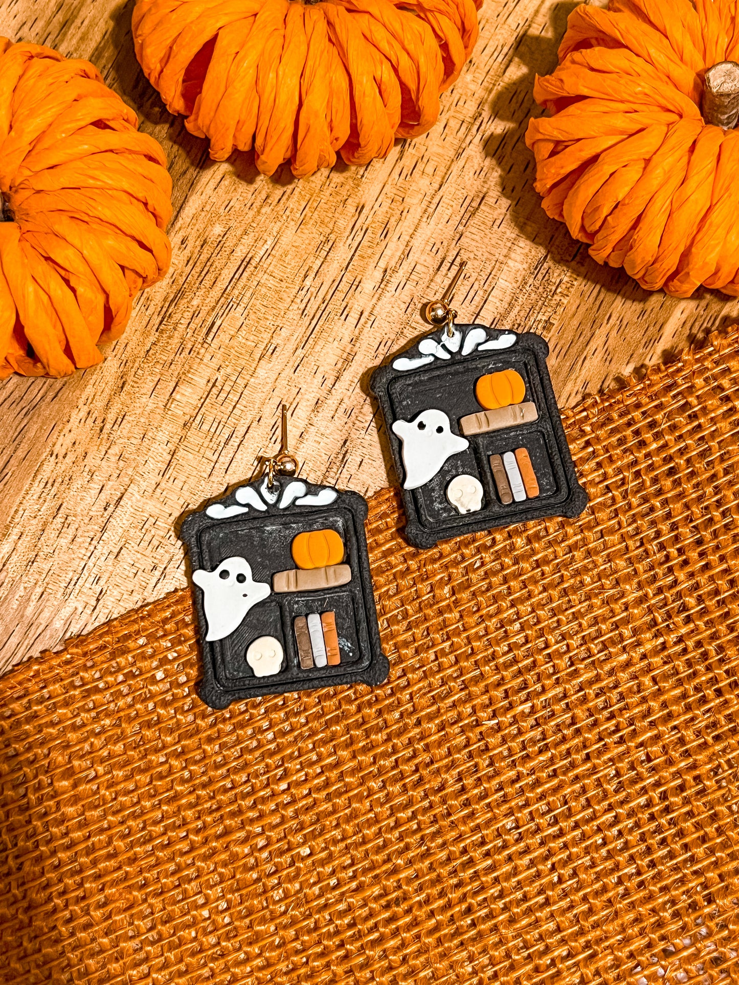 Spooky Bookshelf Dangles