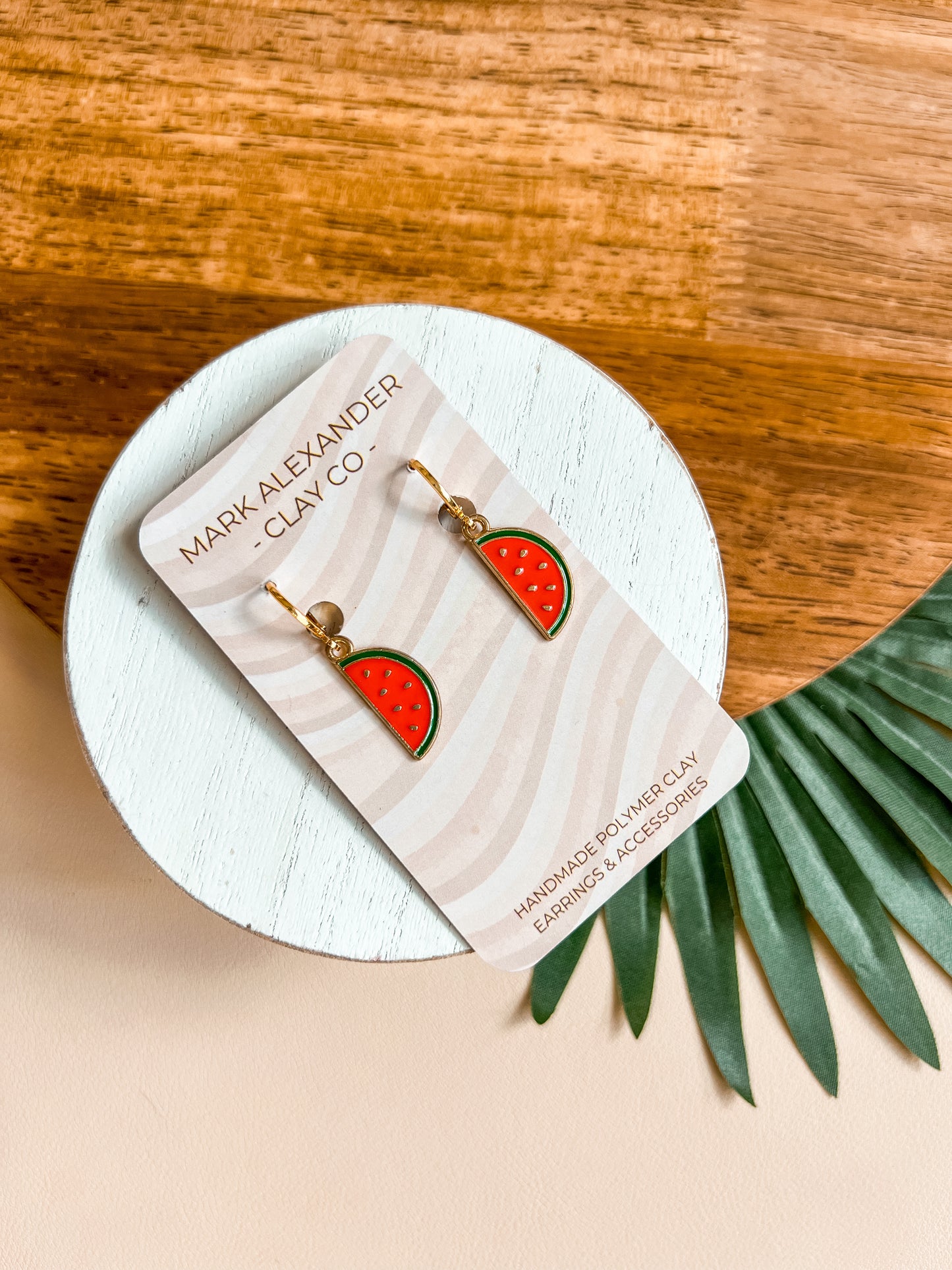Gold Filled Watermelon Huggies