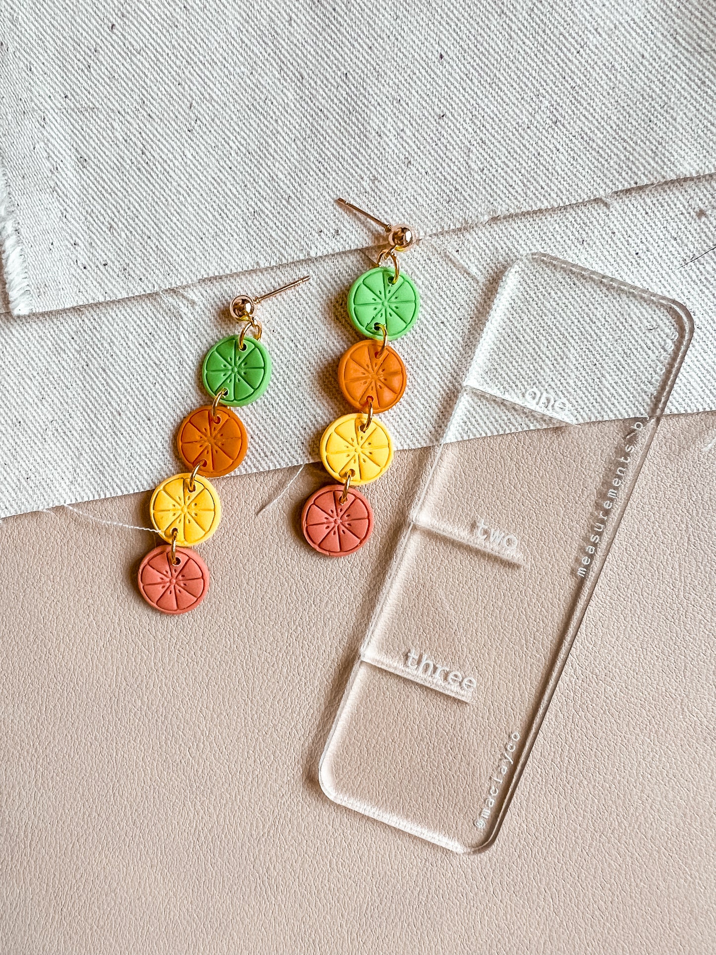 Stacked Citrus Dangles