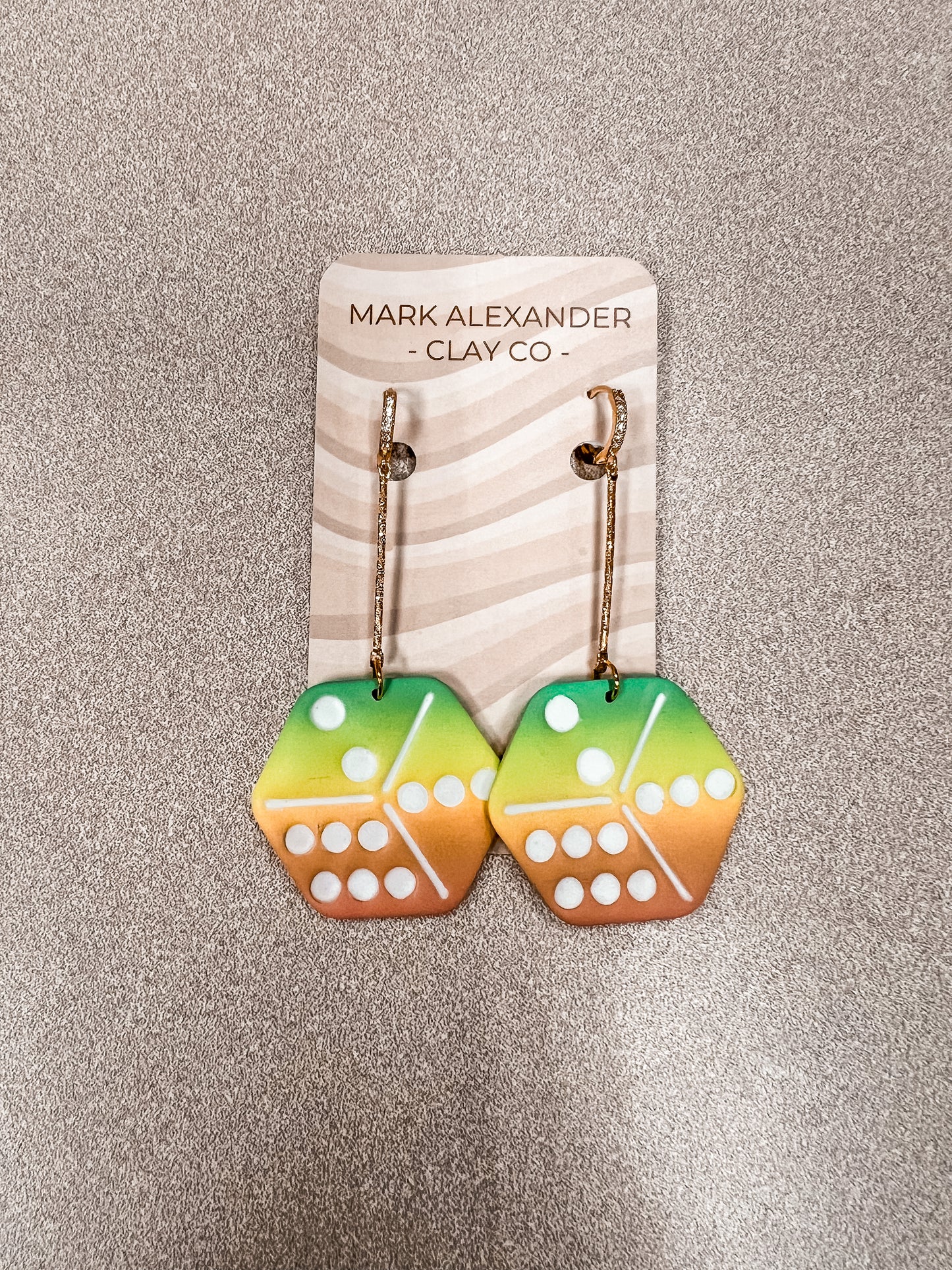 Rolling Fake Dice Dangles