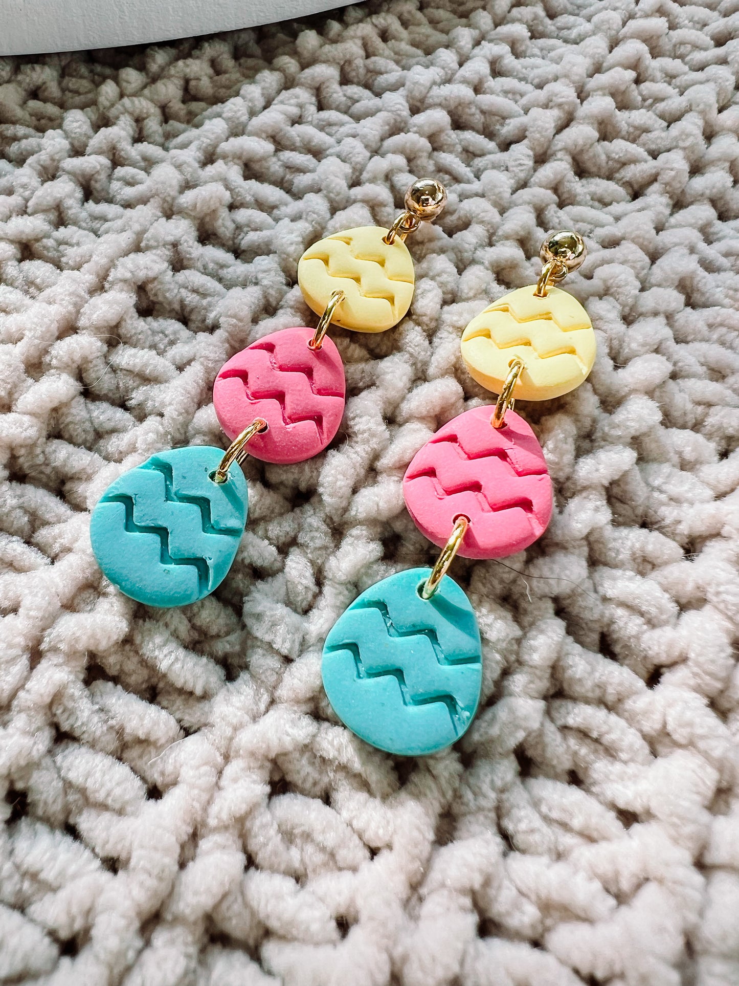 Stacked Easter Egg Dangles