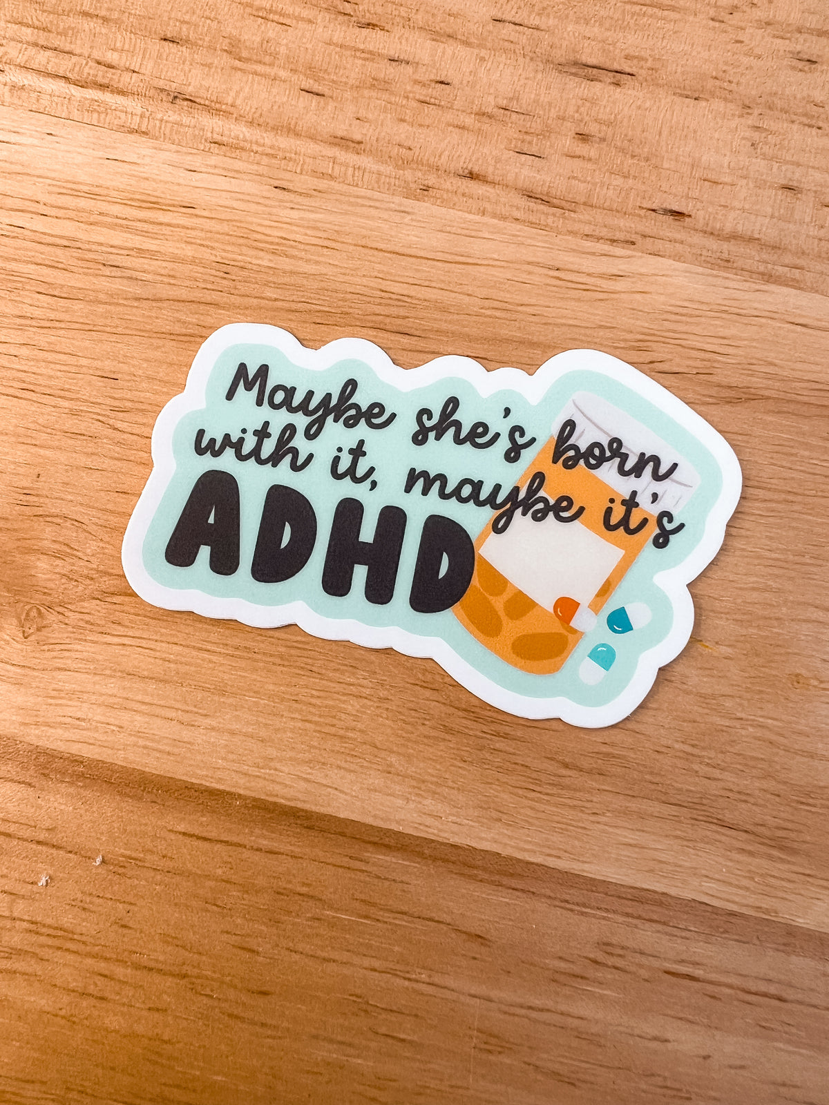 Audhd Sticker ADHD Sticker – Mark Alexander Clay Co