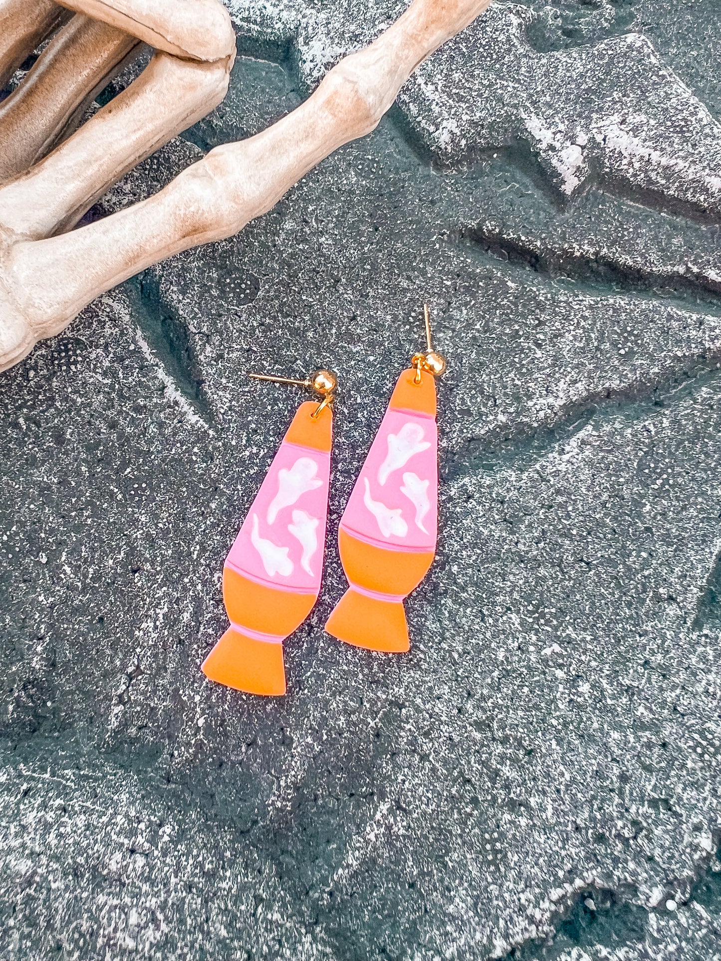 Ghost Lava Lamp Dangles