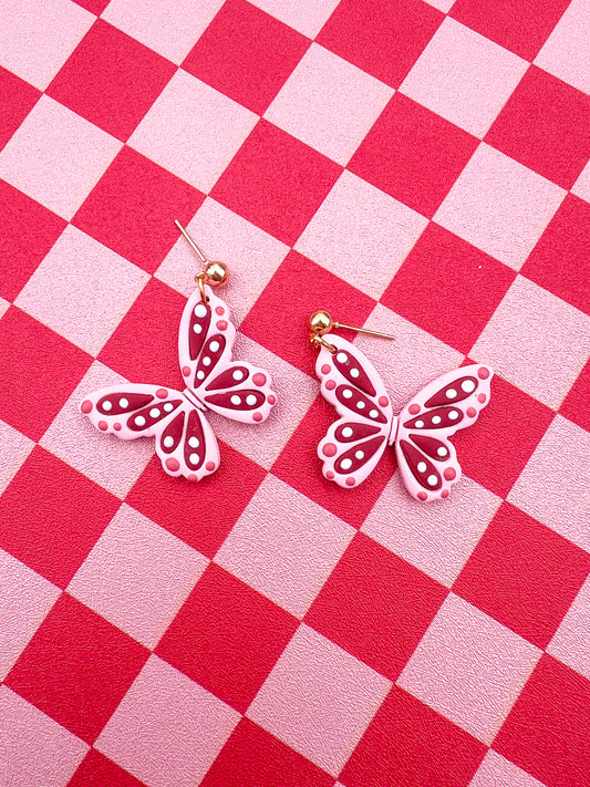 Coquette Butterfly Dangles