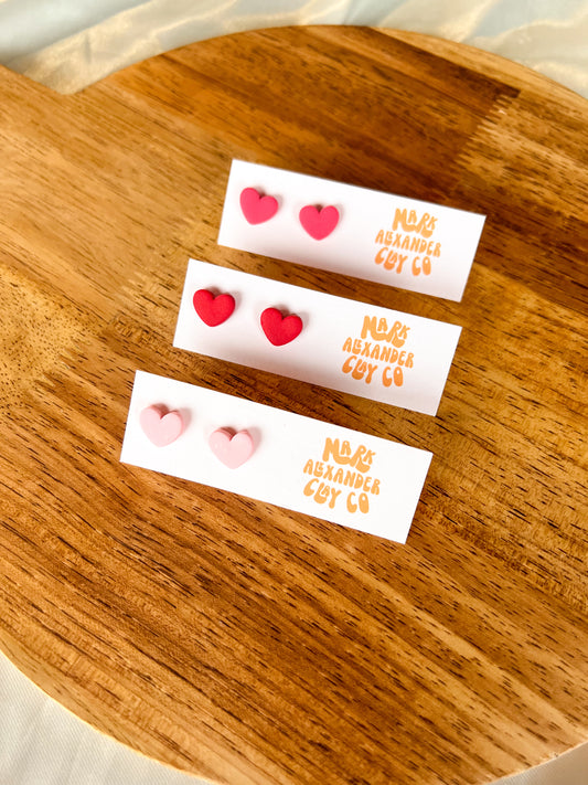 Heart Studs
