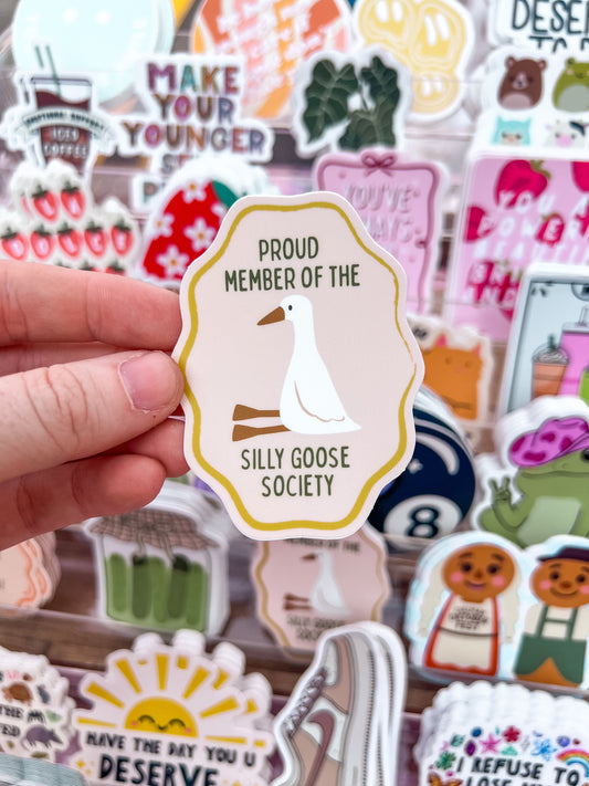 Silly Goose Sticker