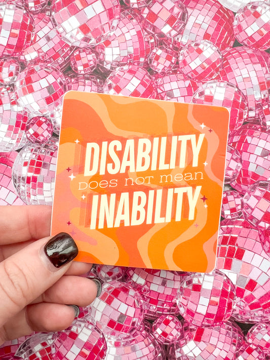 Disability Sticker