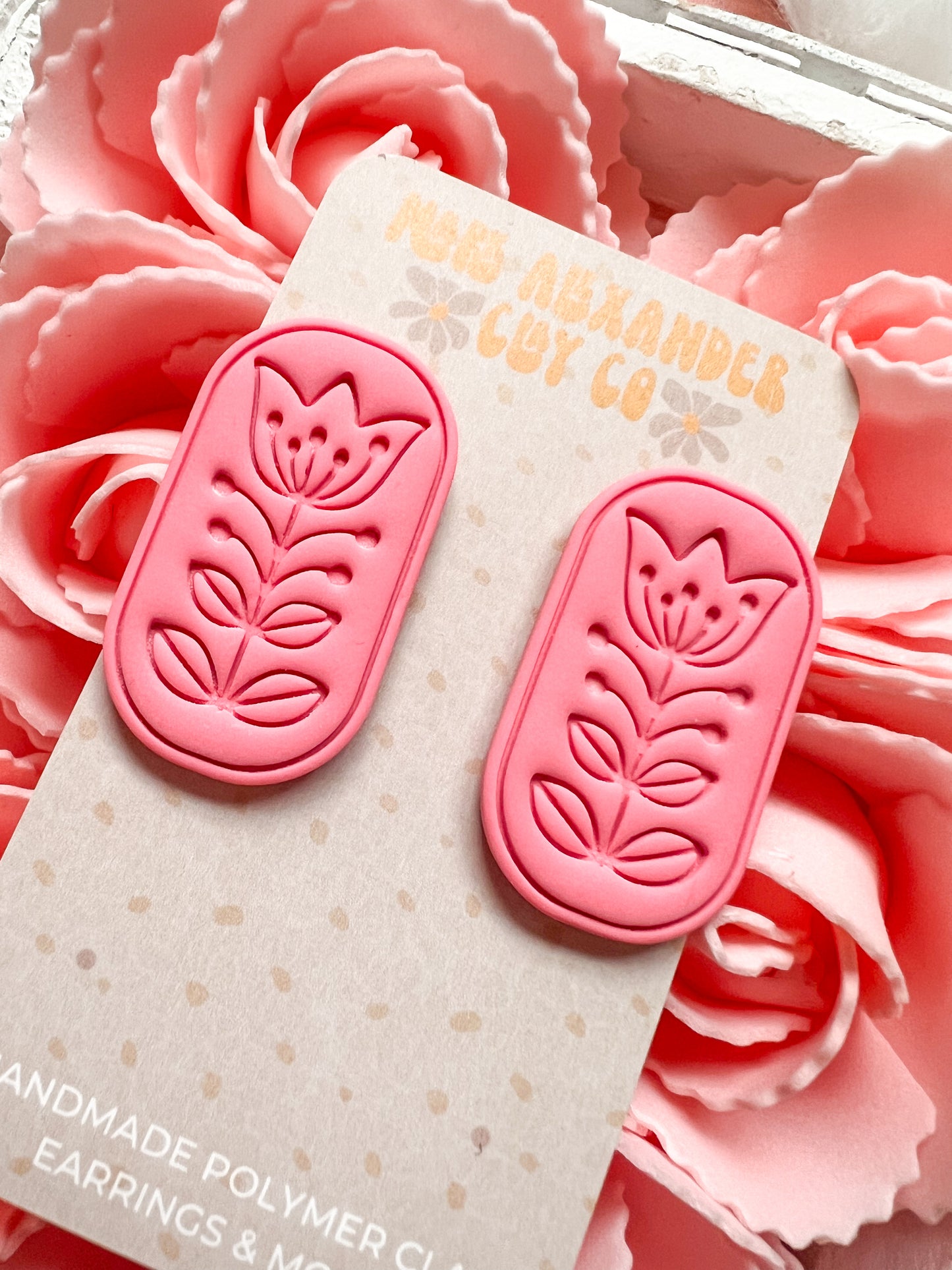 Jumbo Tulip Studs