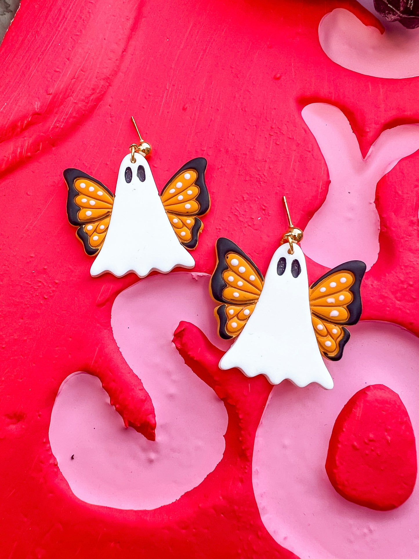 Ghost Butterfly Dangles