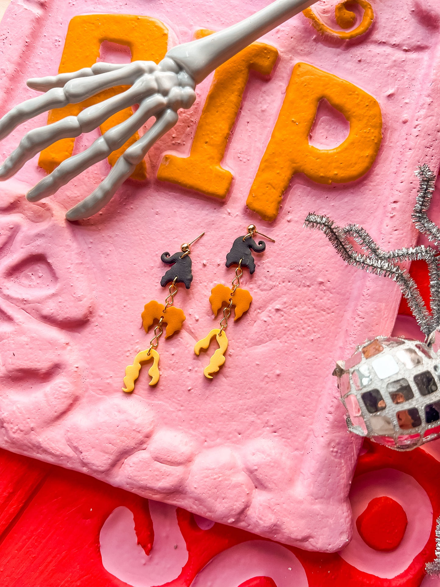Spooky Sisters Dangles