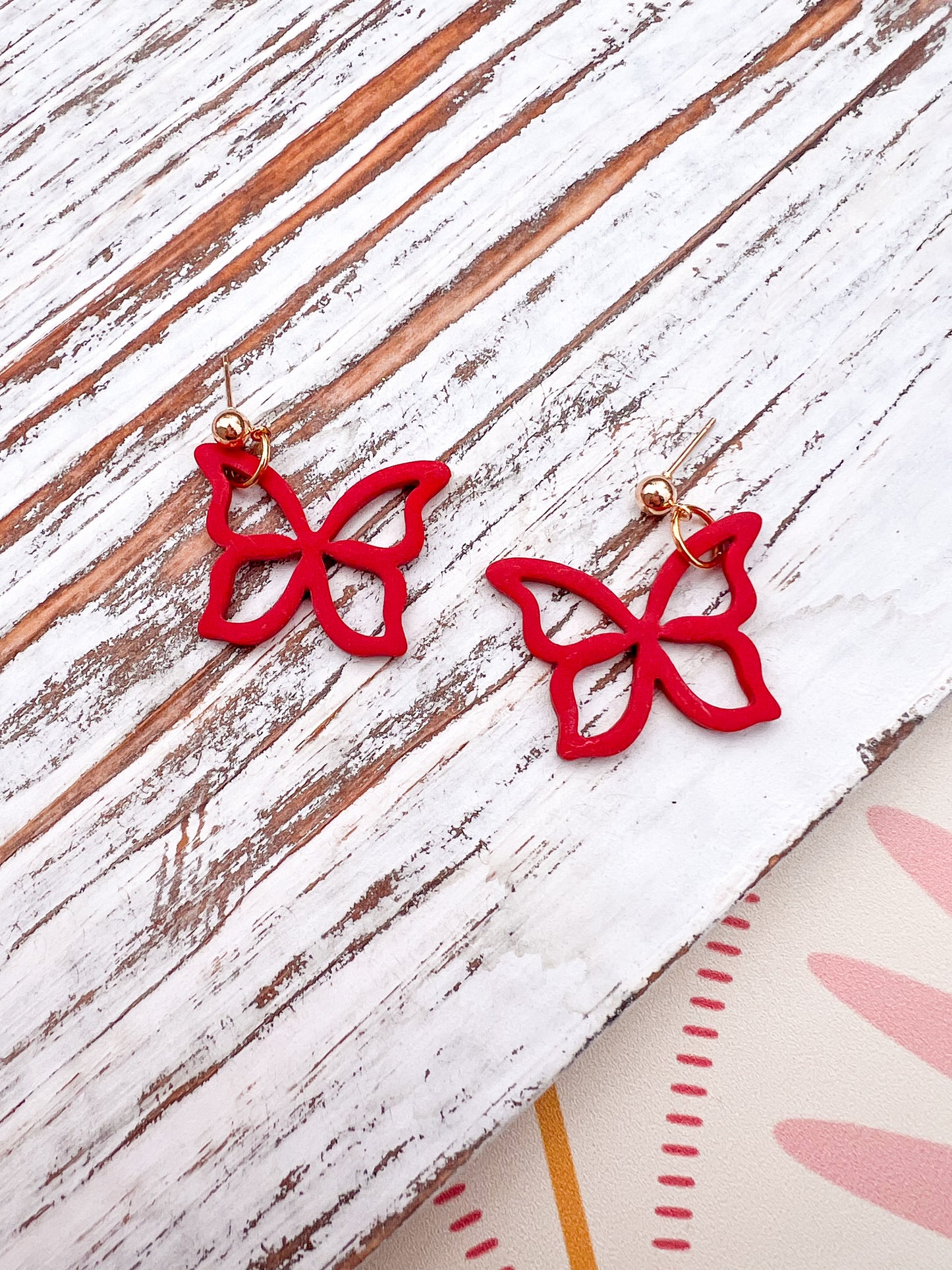Hollow Butterfly Dangles