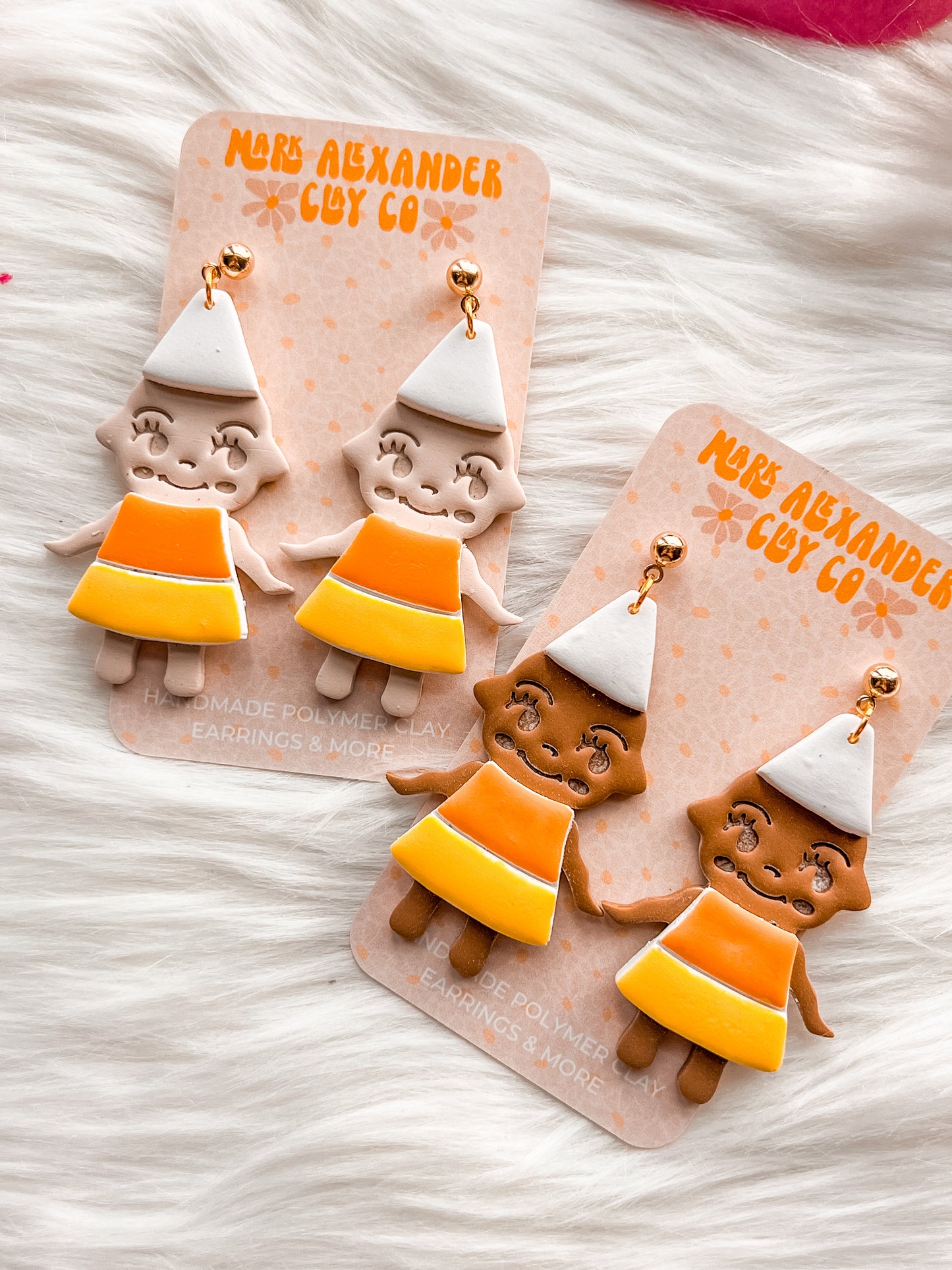 Kewpie Candycorn Dangles