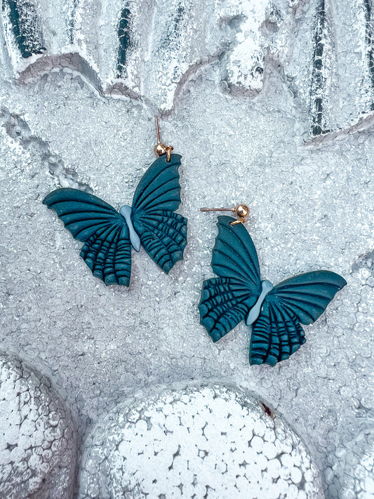 Spiderweb Butterfly Dangles