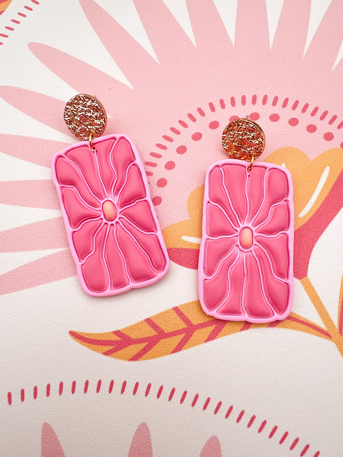 Jumbo Matisse Flower Dangles