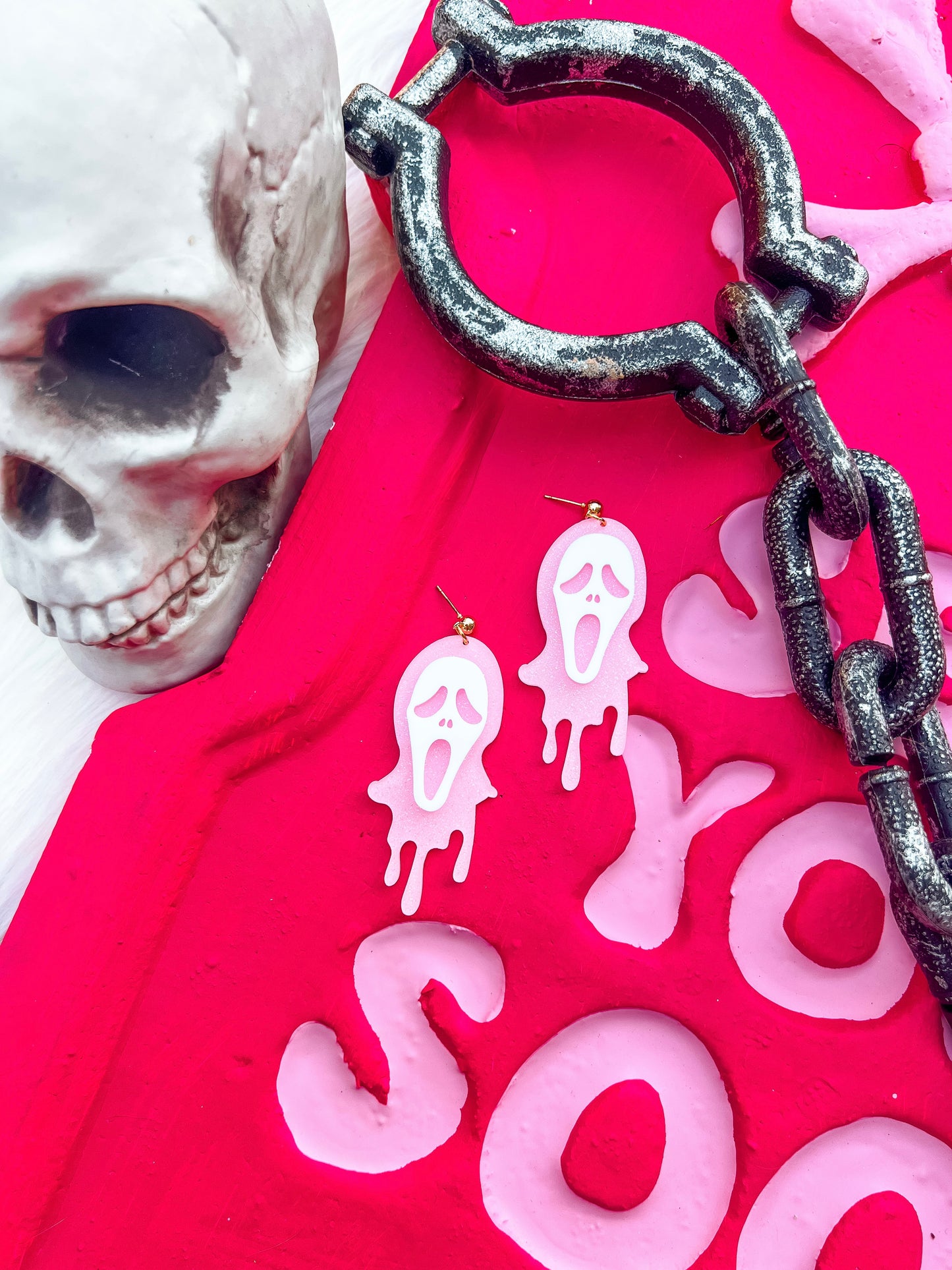 Acrylic Ghostface Dangles