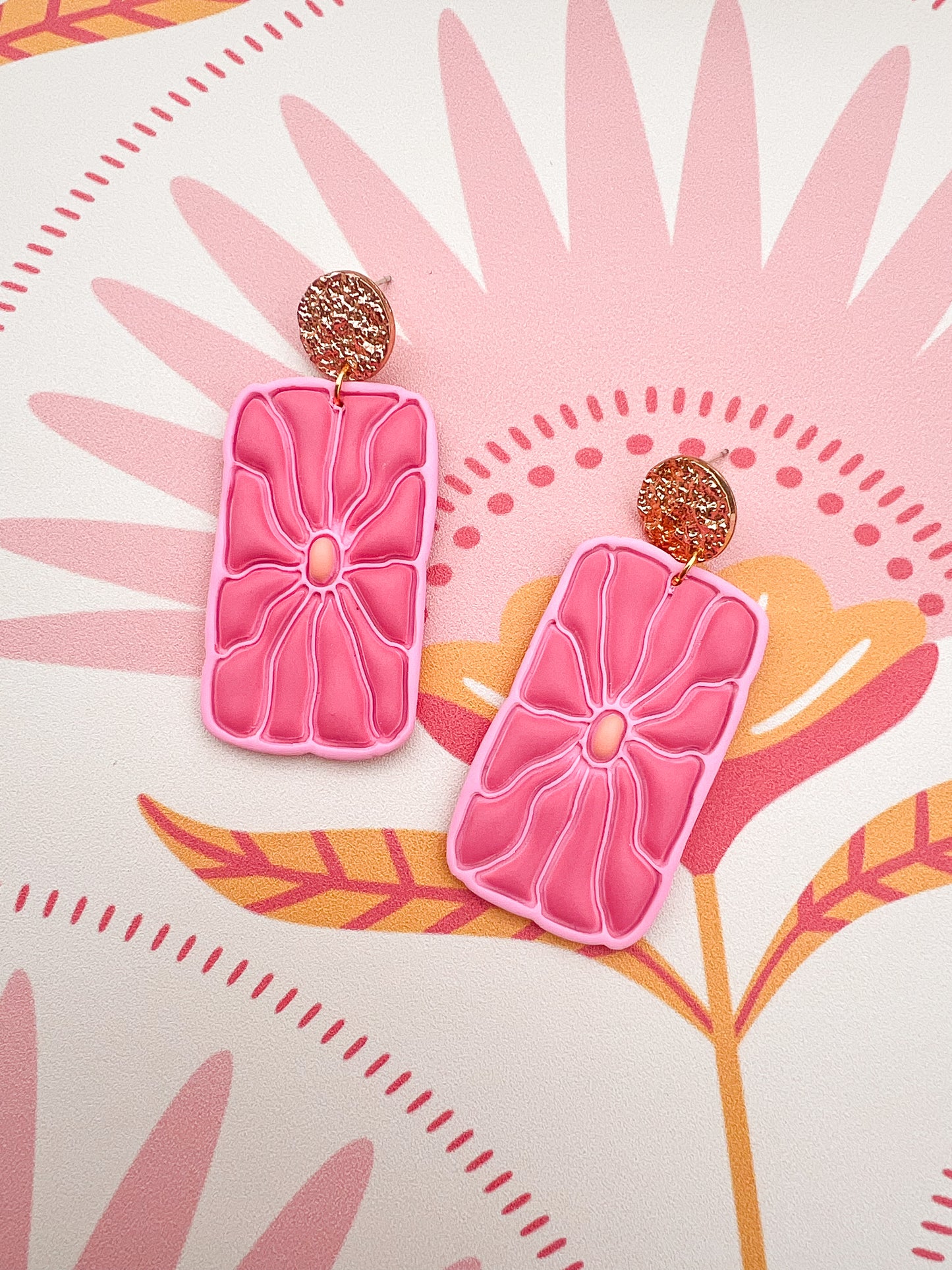 Jumbo Matisse Flower Dangles