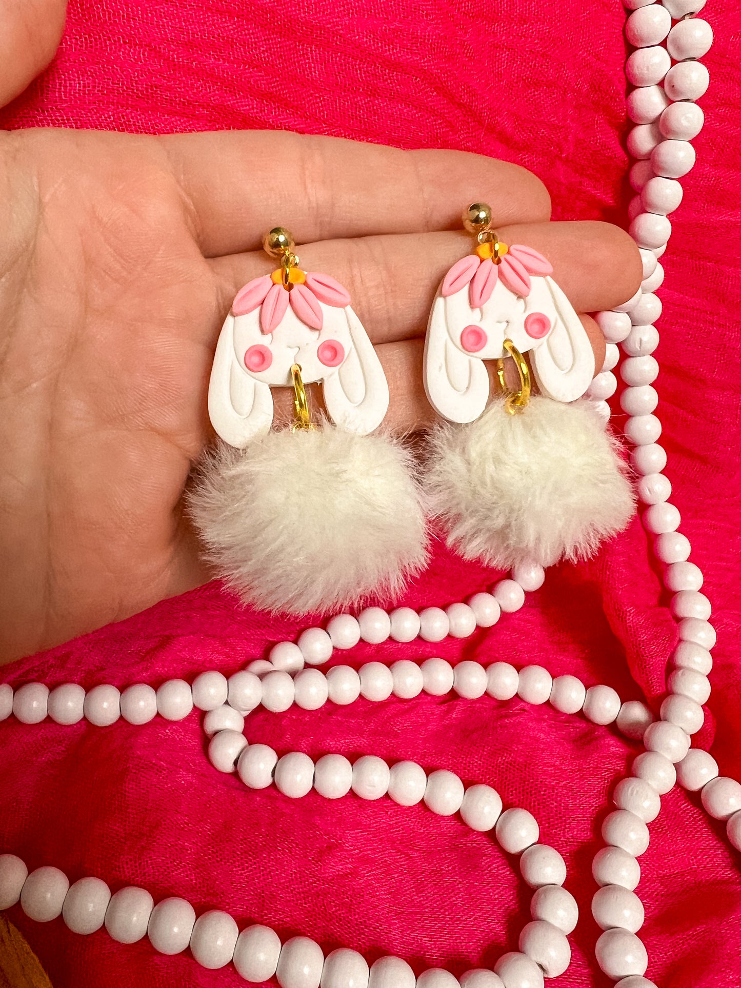 Fuzzy Bunny Dangles