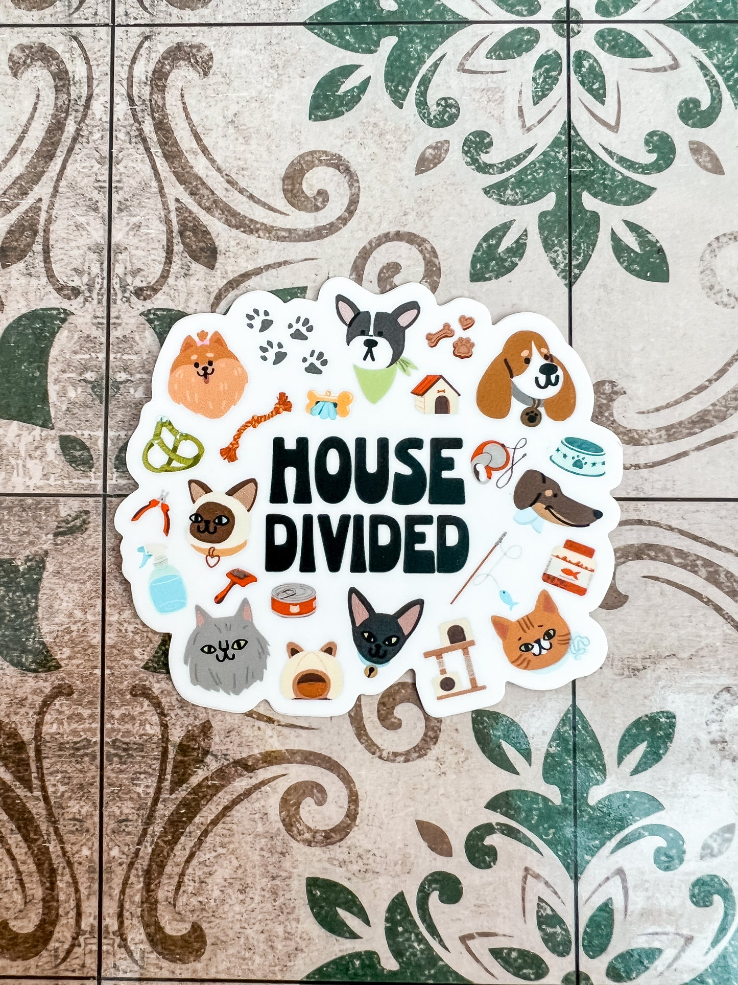 House Divided Sticker