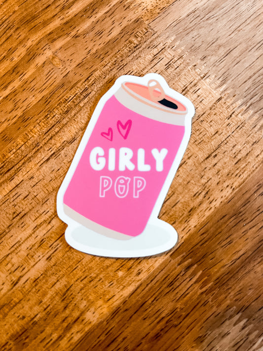 Girly Pop Sticker